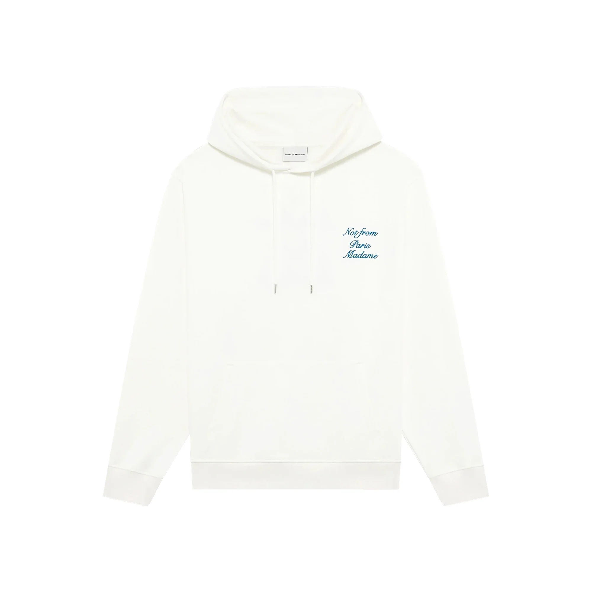 Drôle de Monsieur Mens Le Hoodie Slogan Cursive
