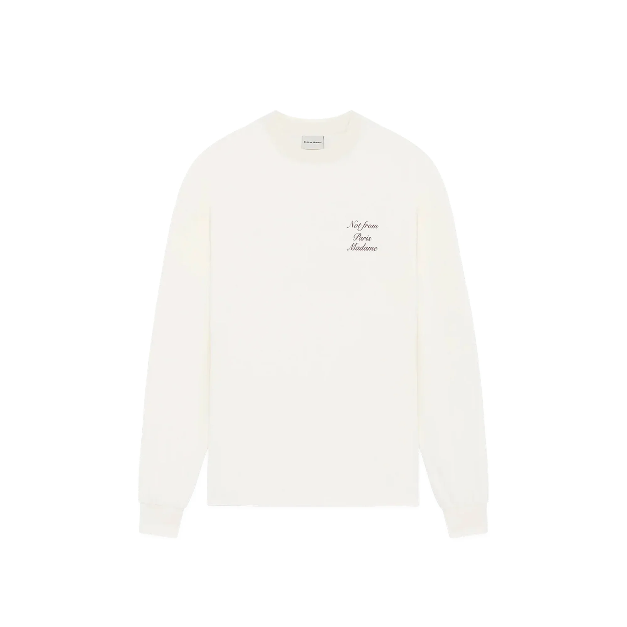 Drole De Monsieur Mens Le Slogan Calligraphy Longsleeve