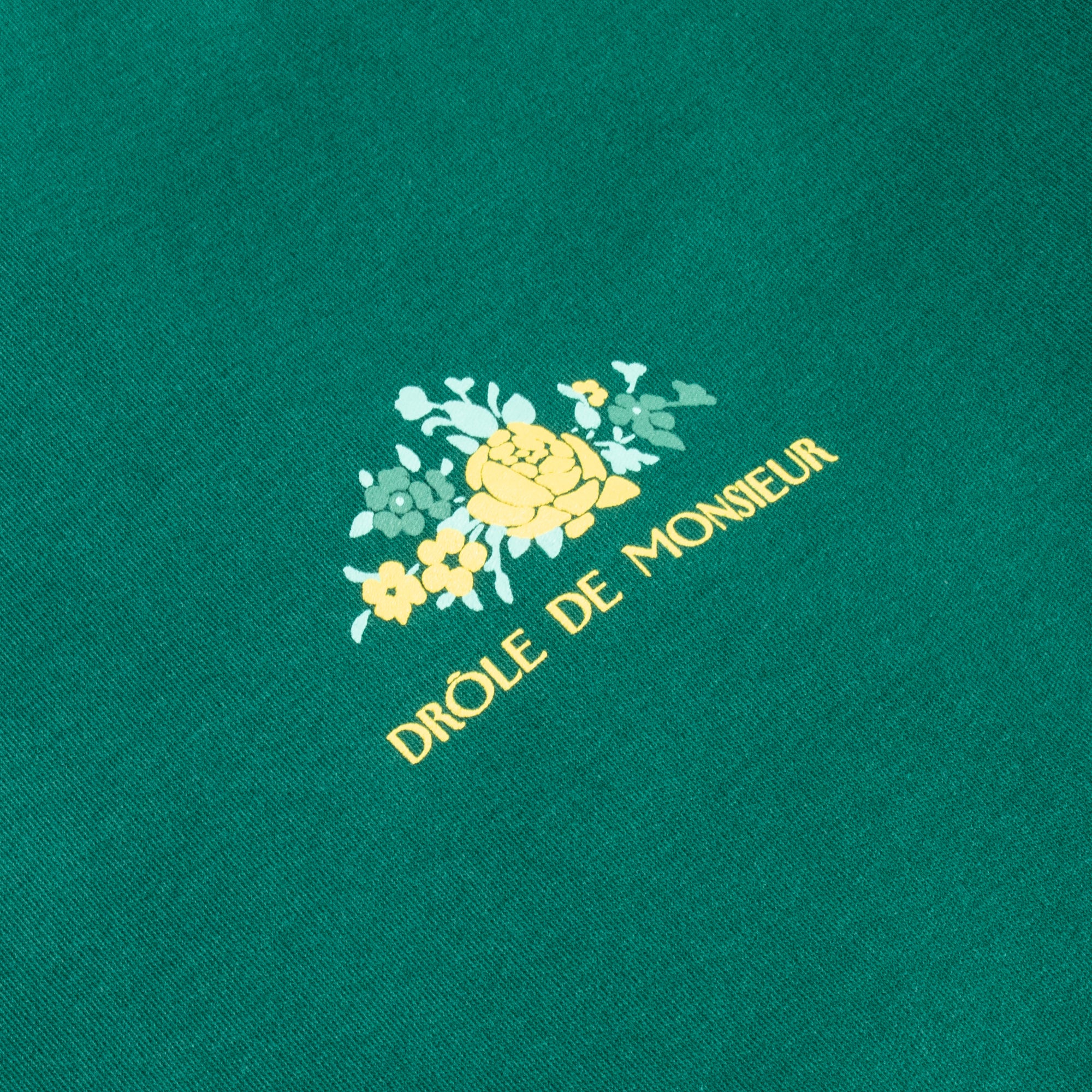 Drole De Monsieur Mens Le T Shirt Manches Longues Fleur - Image 2