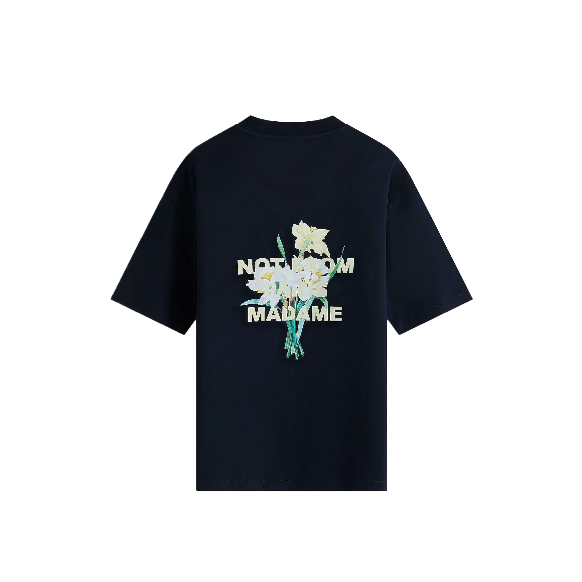 Drole De Monsieur Mens Le T Shirt Slogan Fleur - Image 2