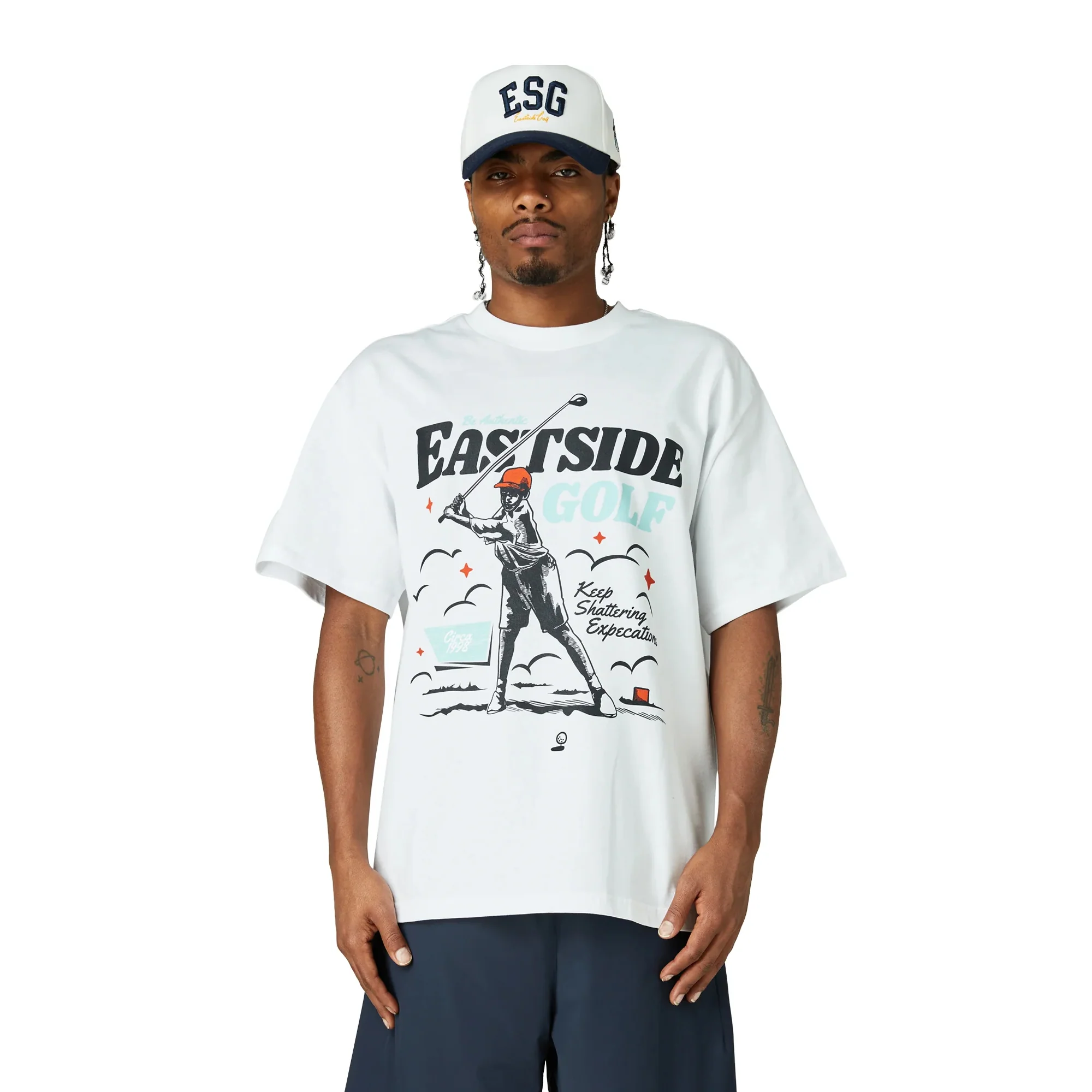 Eastside Golf Mens Keep Shattering Expectations Tee - Image 2