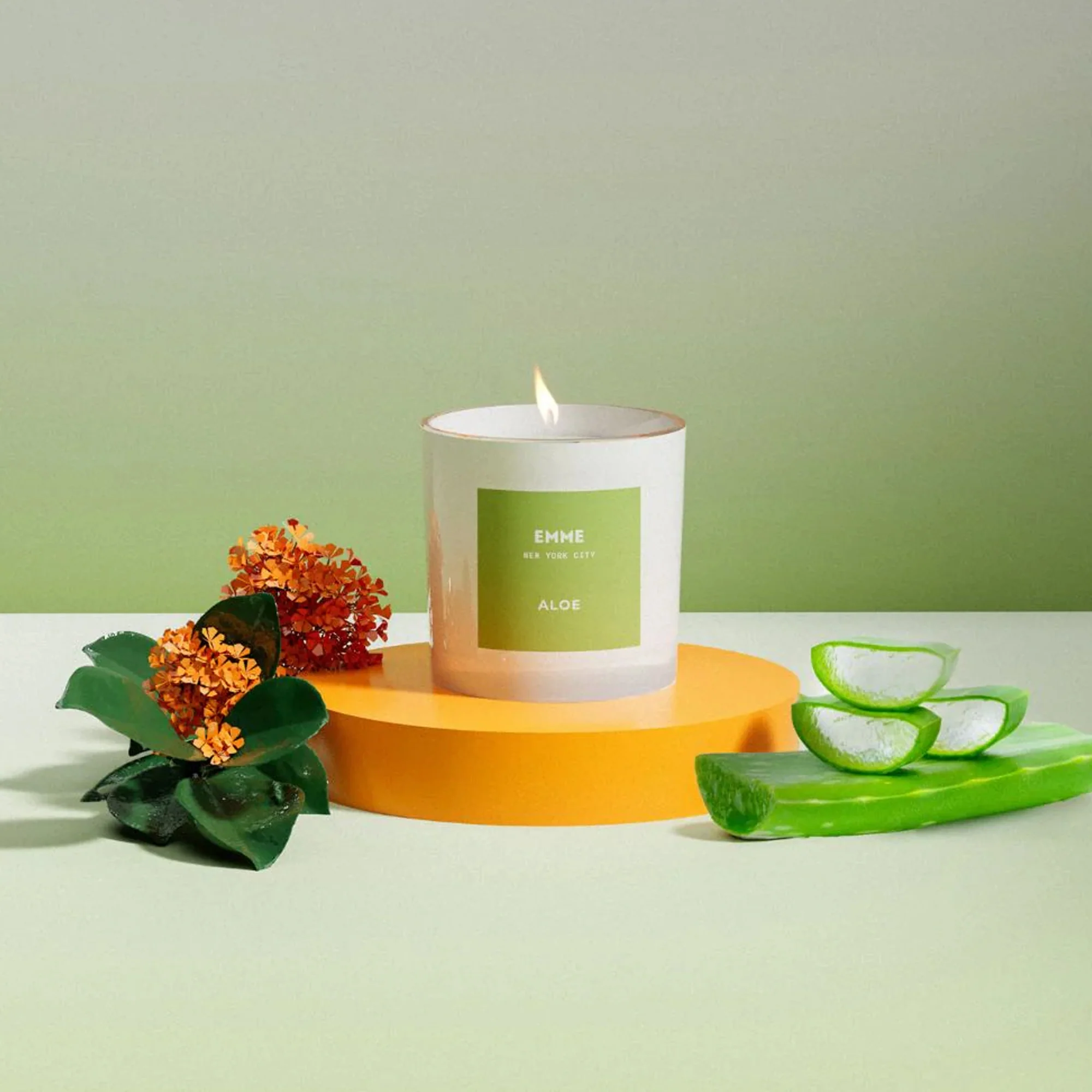 Emme Aloe 10oz Candle Jar - Image 2