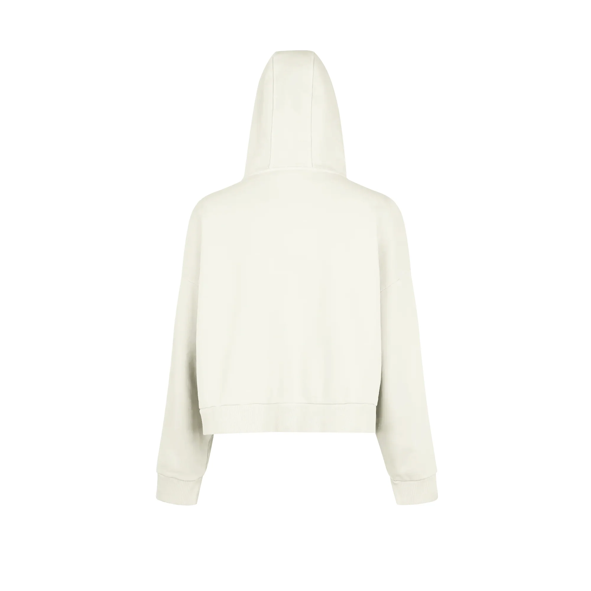 Entire Studios Cropped Full Zip Rice Hoodie - Image 2