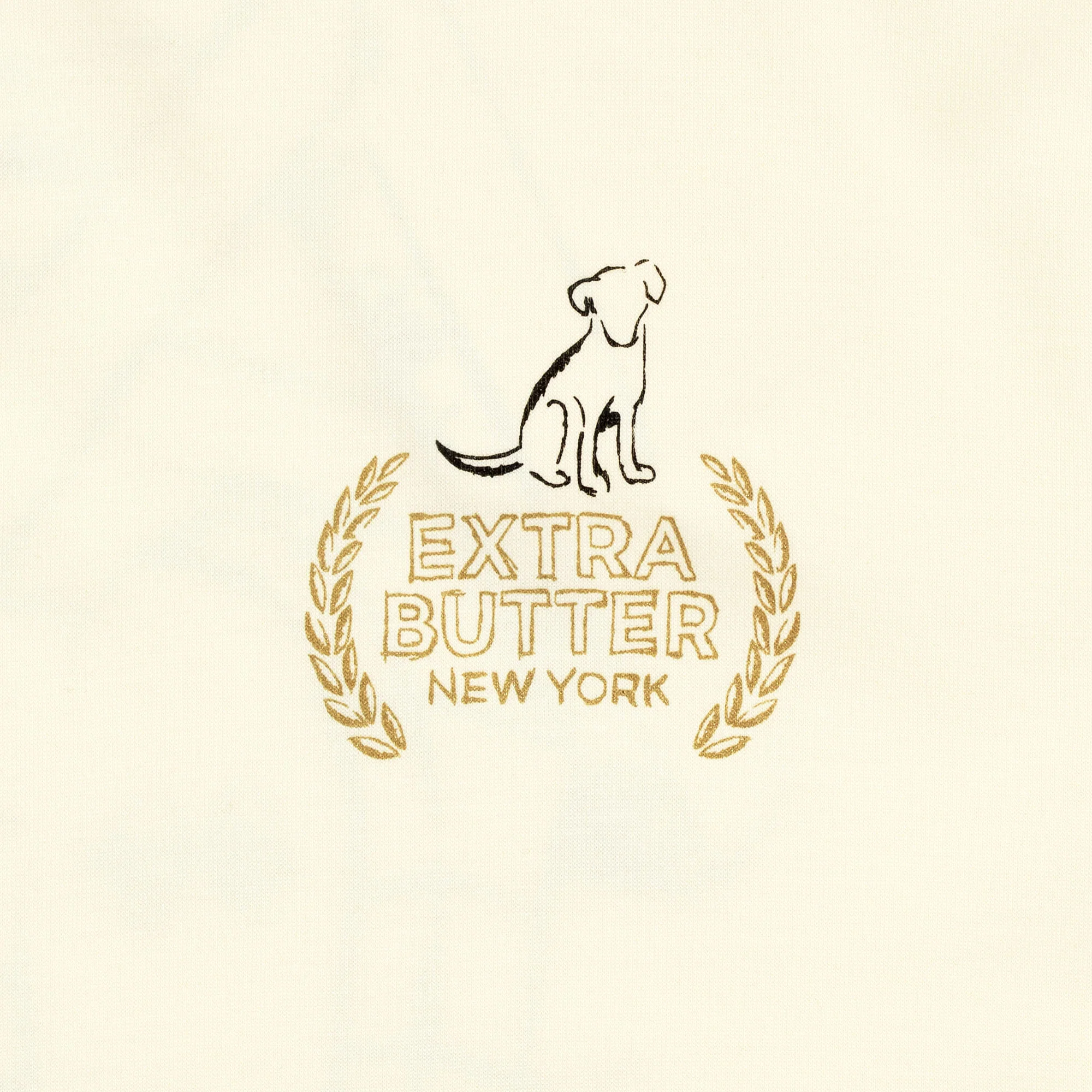 Extra Butter OS Dog Sketch Tee 'Natural' - Image 3