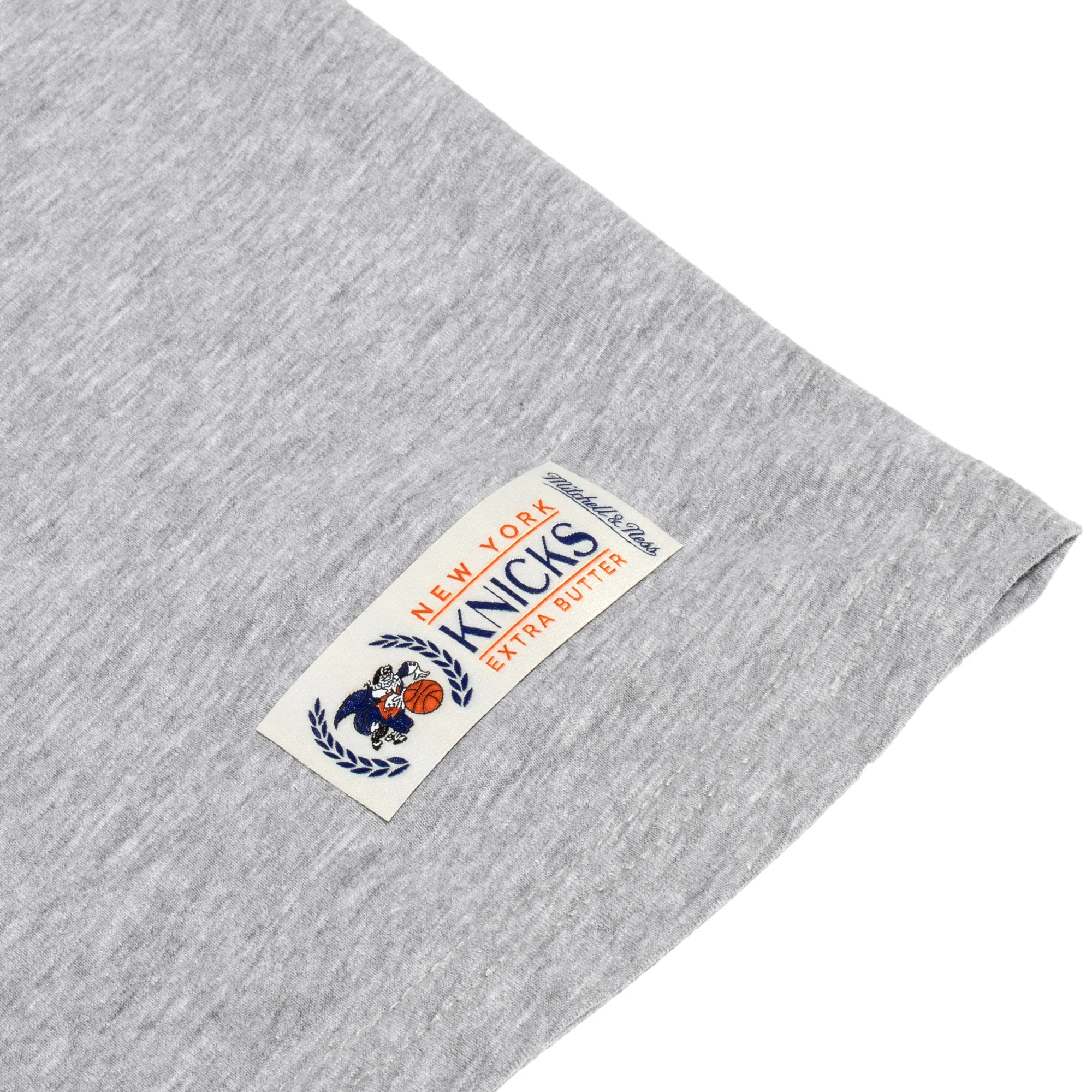 Mitchell & Ness x EB NBA Knickerbockers Tee 'Grey Heather' - Image 4