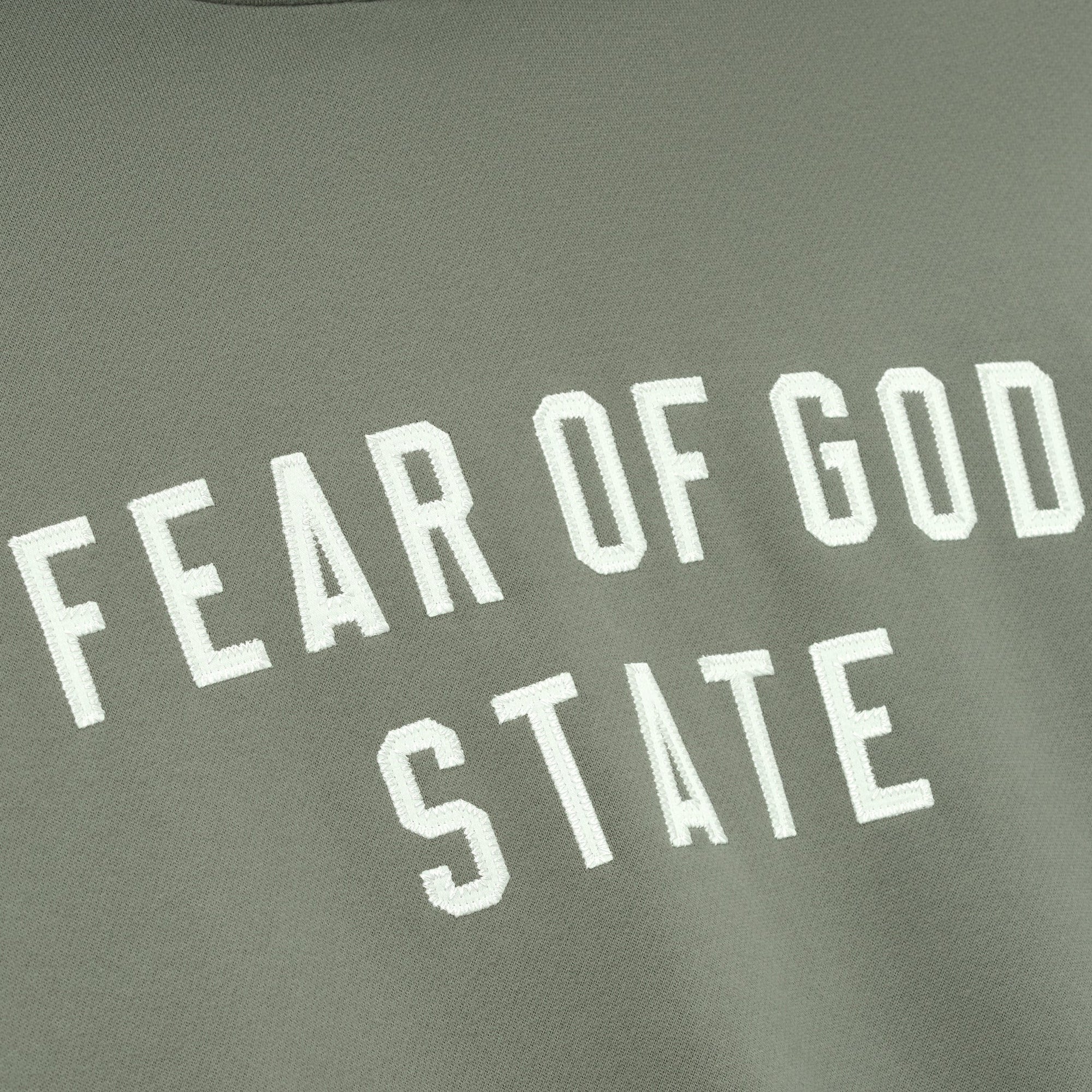 Fear of God ESSENTIALS Mens 90S Fit Fleece Hoodie - Image 2