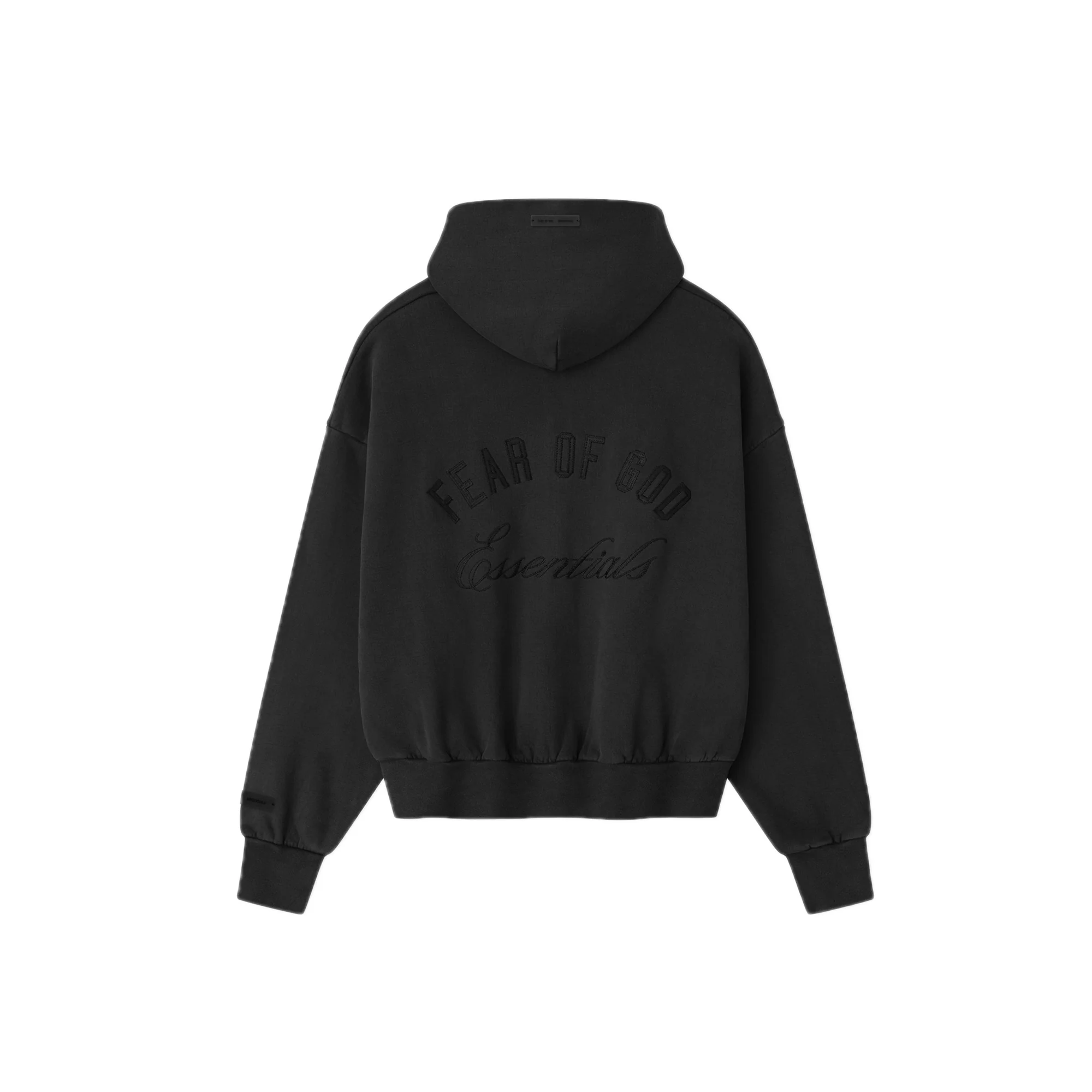 Fear of God ESSENTIALS Mens Classic Full Zip Hoodie - Image 2