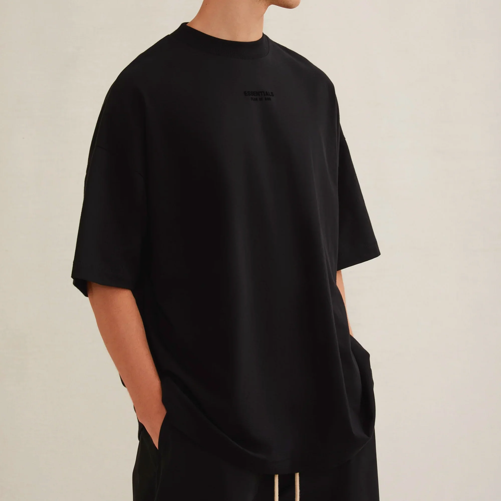 Fear of God Essentials Mens Crewneck T-Shirt - Image 2