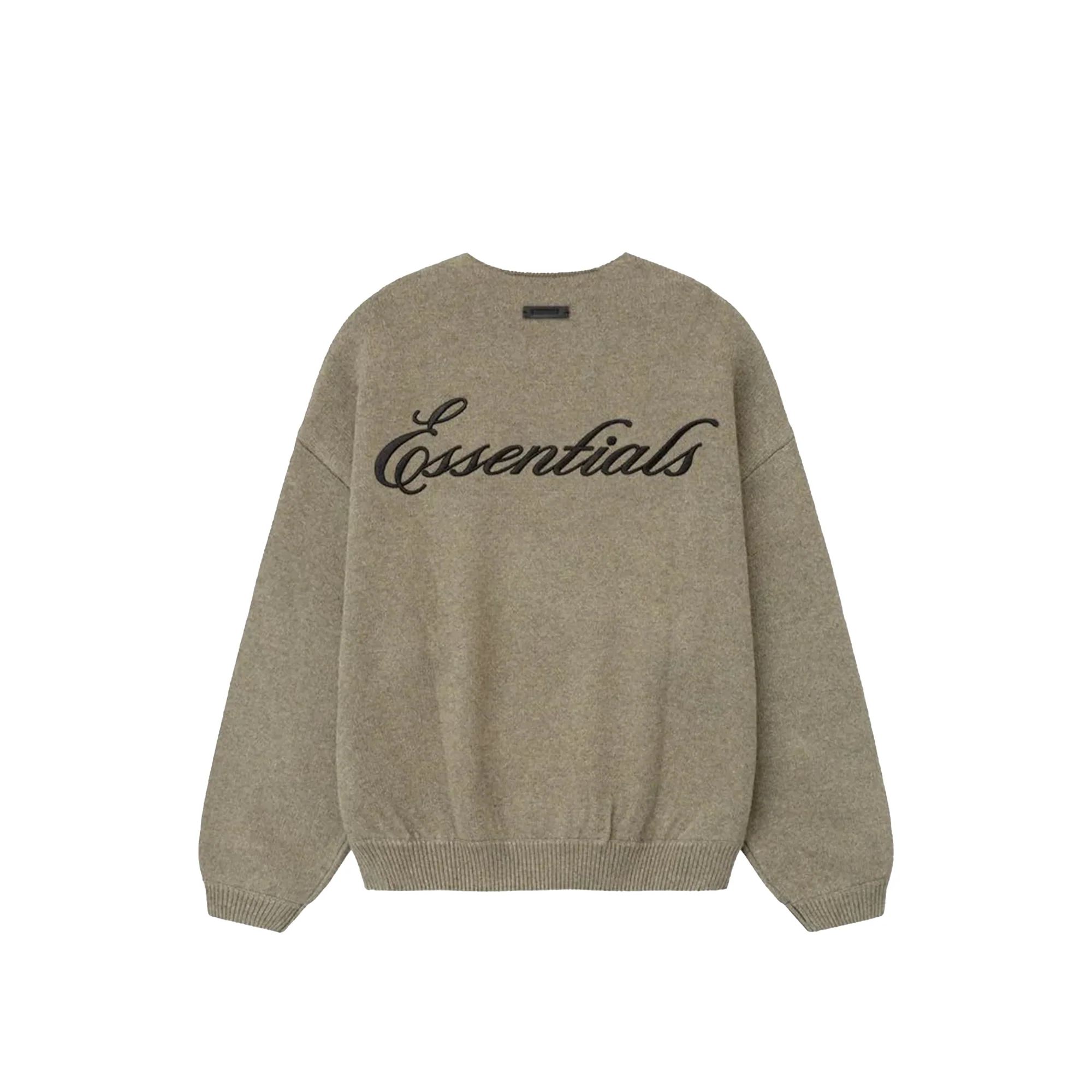 Fear of God ESSENTIALS Mens Waffle Crewneck Sweater - Image 2
