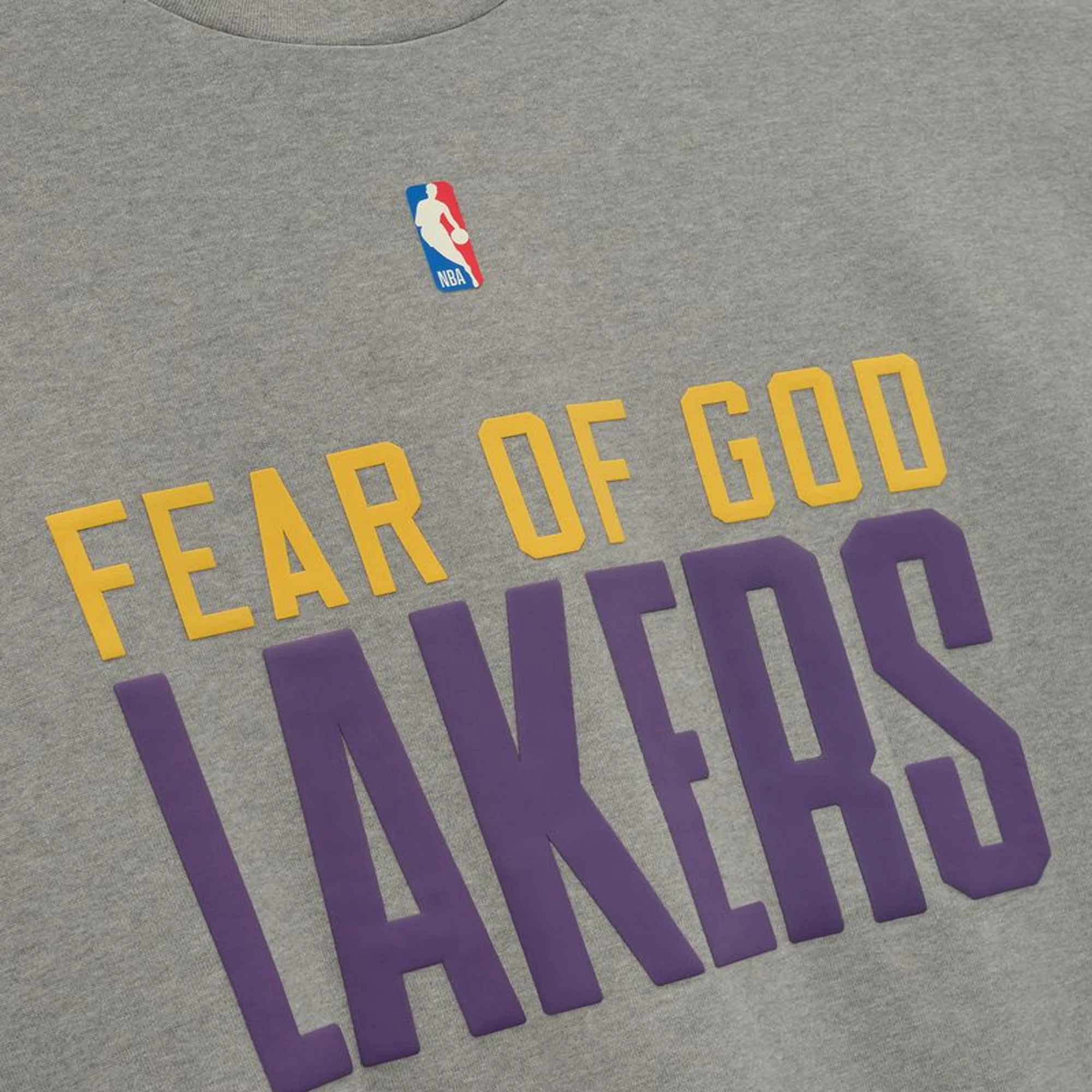 Fear of God ESSENTIALS x NBA Mens Lakers 90's Fit Tee - Image 3