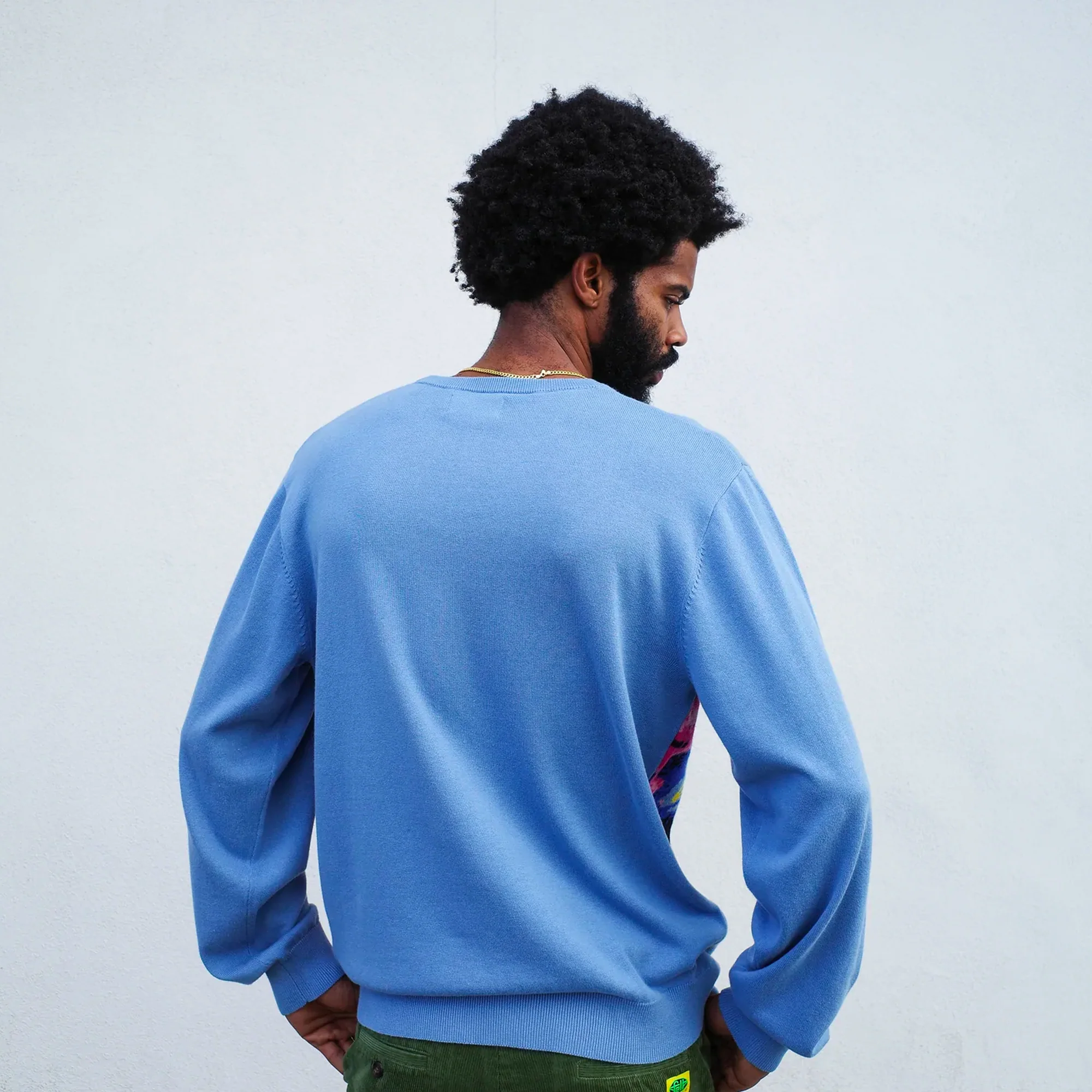 Felt Mens Kisses Cotton Knit Sweater - Image 4