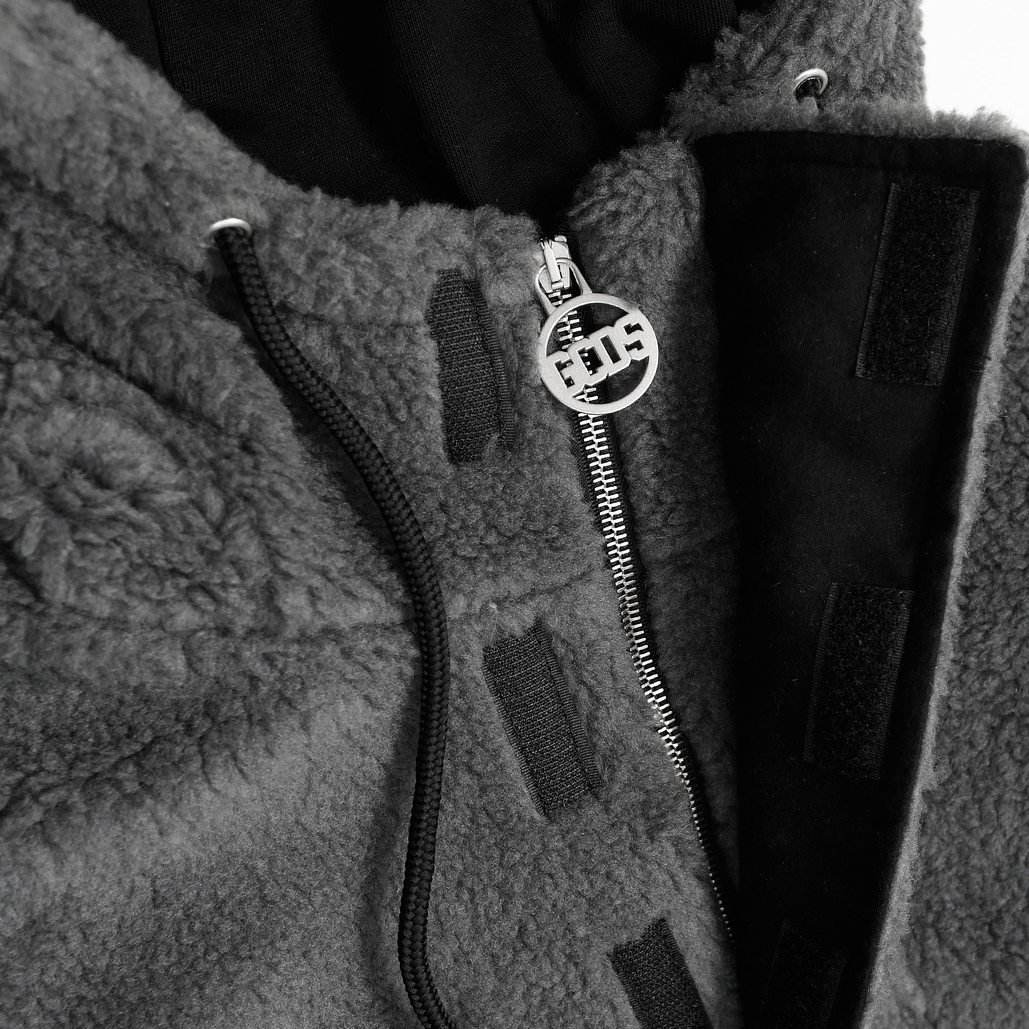 GCDS Womens Macro Pocket Fur Anorak Jacket - Image 2
