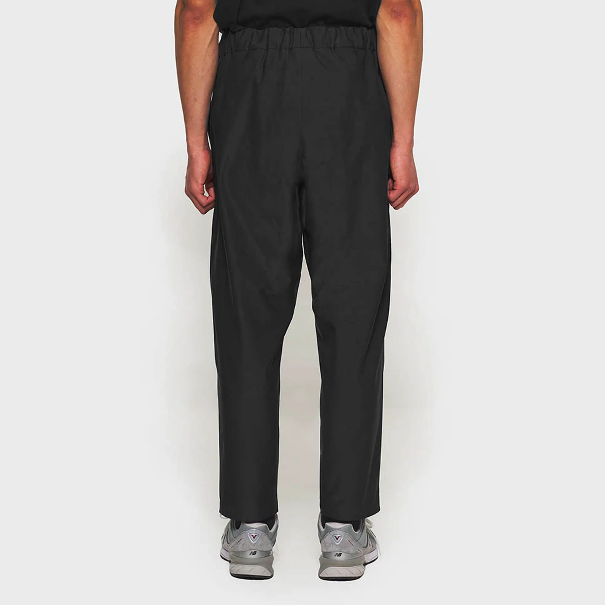 Goldwin Mens Tapered Jersey Pants 'Black' - Image 3