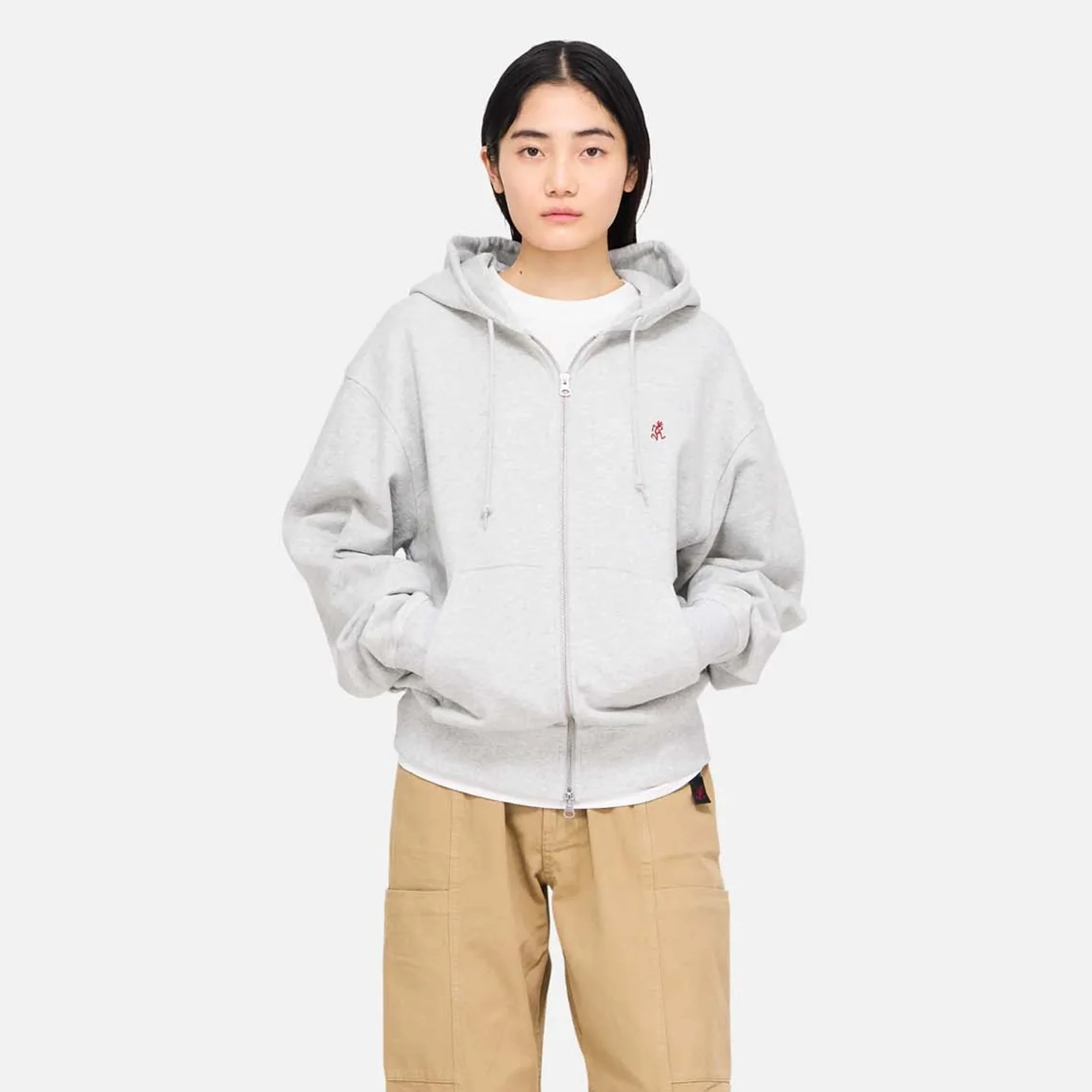 Gramicci Mens One Point Zip Hoodie - Image 2