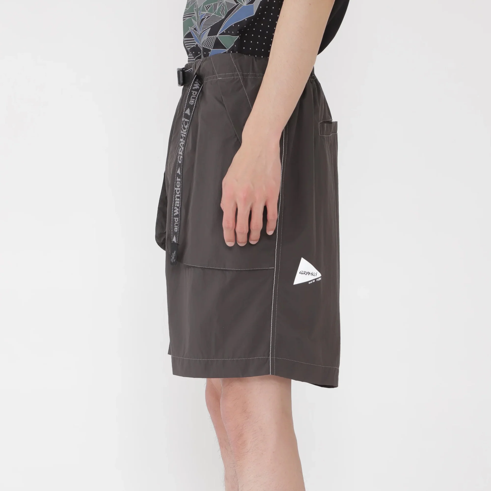 Gramicci x And Wander Mens Brushed Nylon Short - Image 4