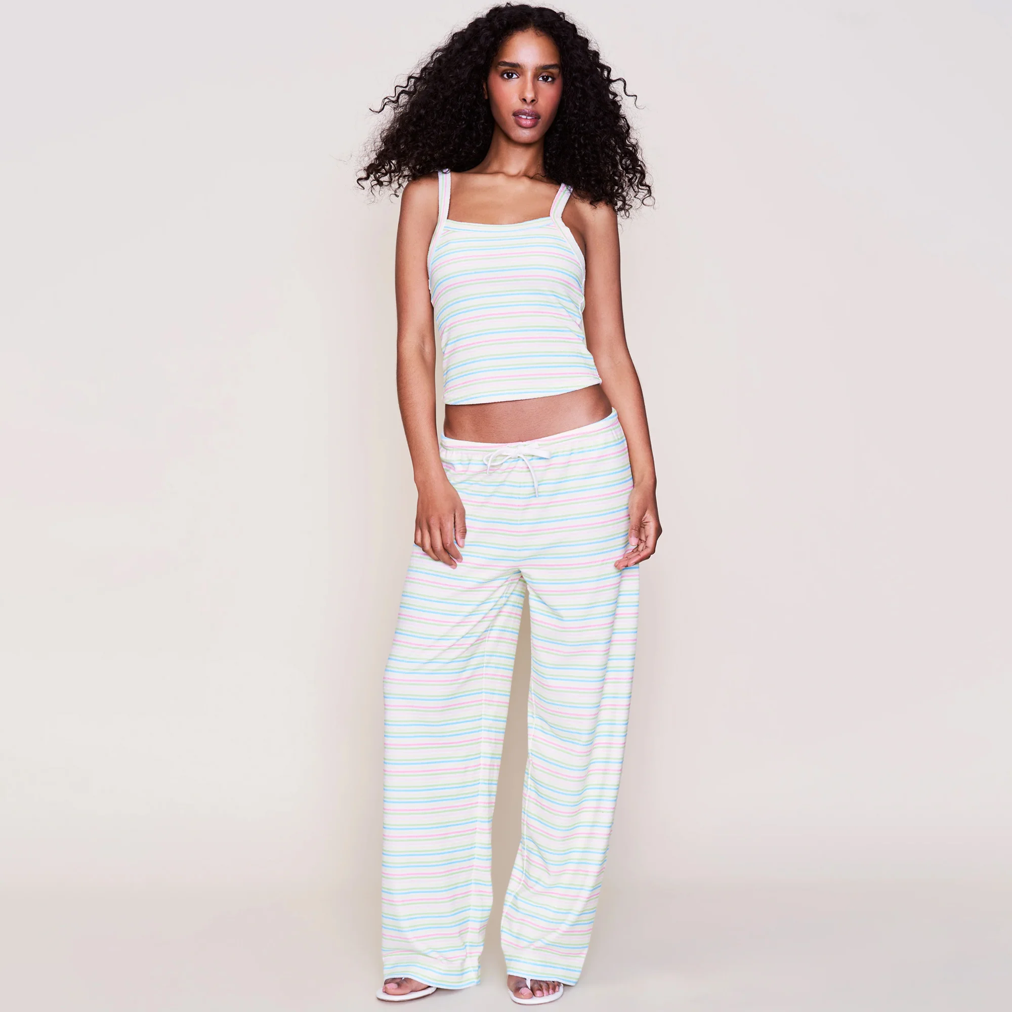Guizio Womens Dani Terry Pants - Image 4
