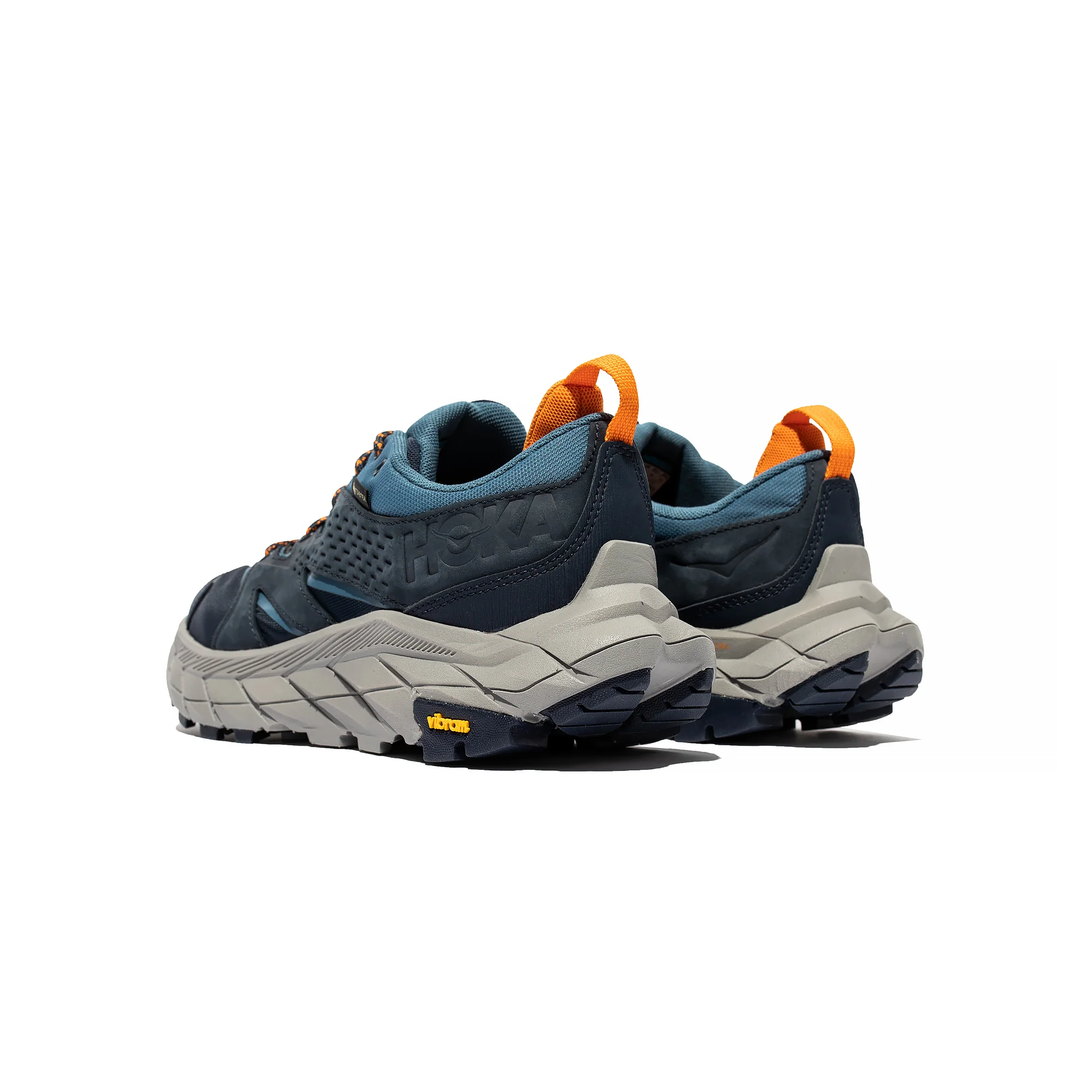 Hoka One One Mens Anacapa Low GTX Shoes 'Outer space/ real teal' - Image 3
