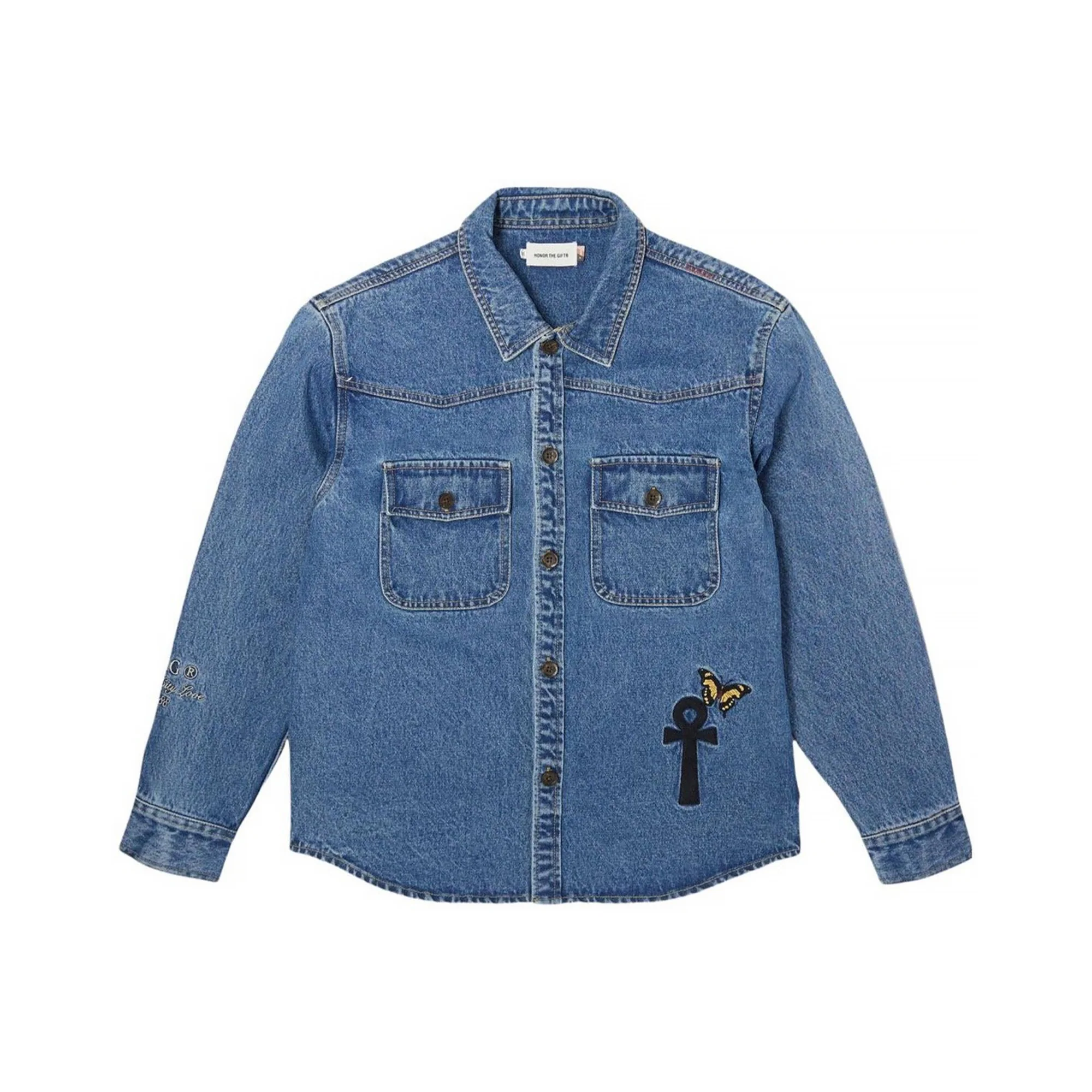 Honor The Gift C-Fall Denim L/S Button Up Shirt 'Blue'