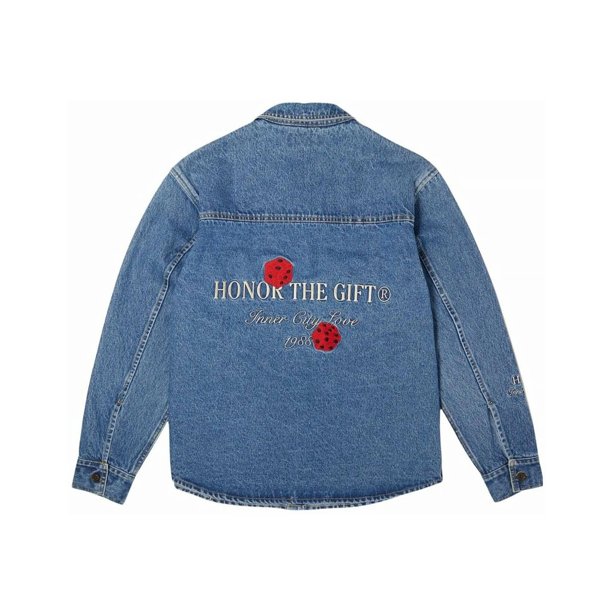 Honor The Gift C-Fall Denim L/S Button Up Shirt 'Blue' - Image 2