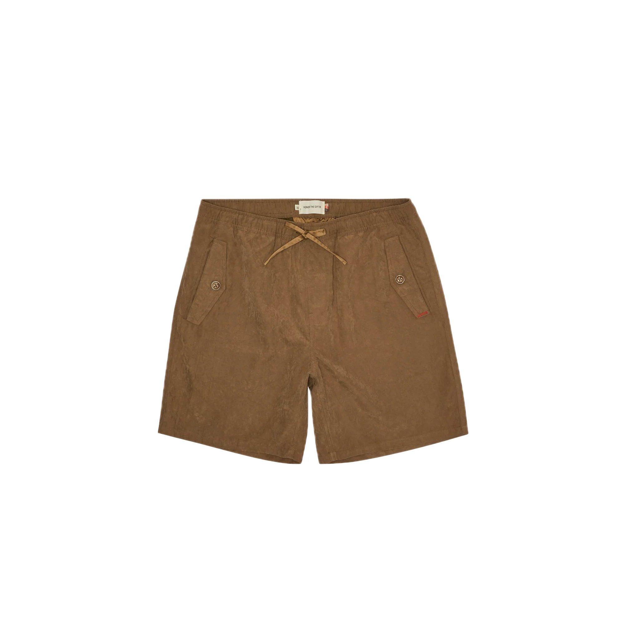 Honor The Gift Mens C-Fall Brushed Nylong Shorts 'Brown'