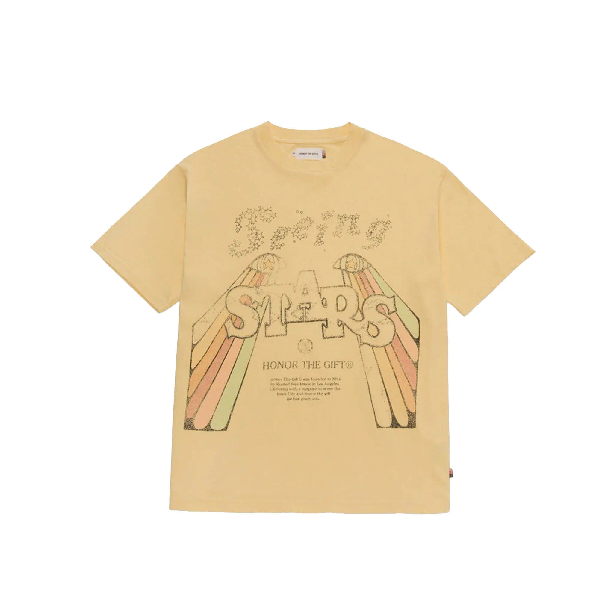 Honor the Gift Mens Seeing Stars SS Tee Blond