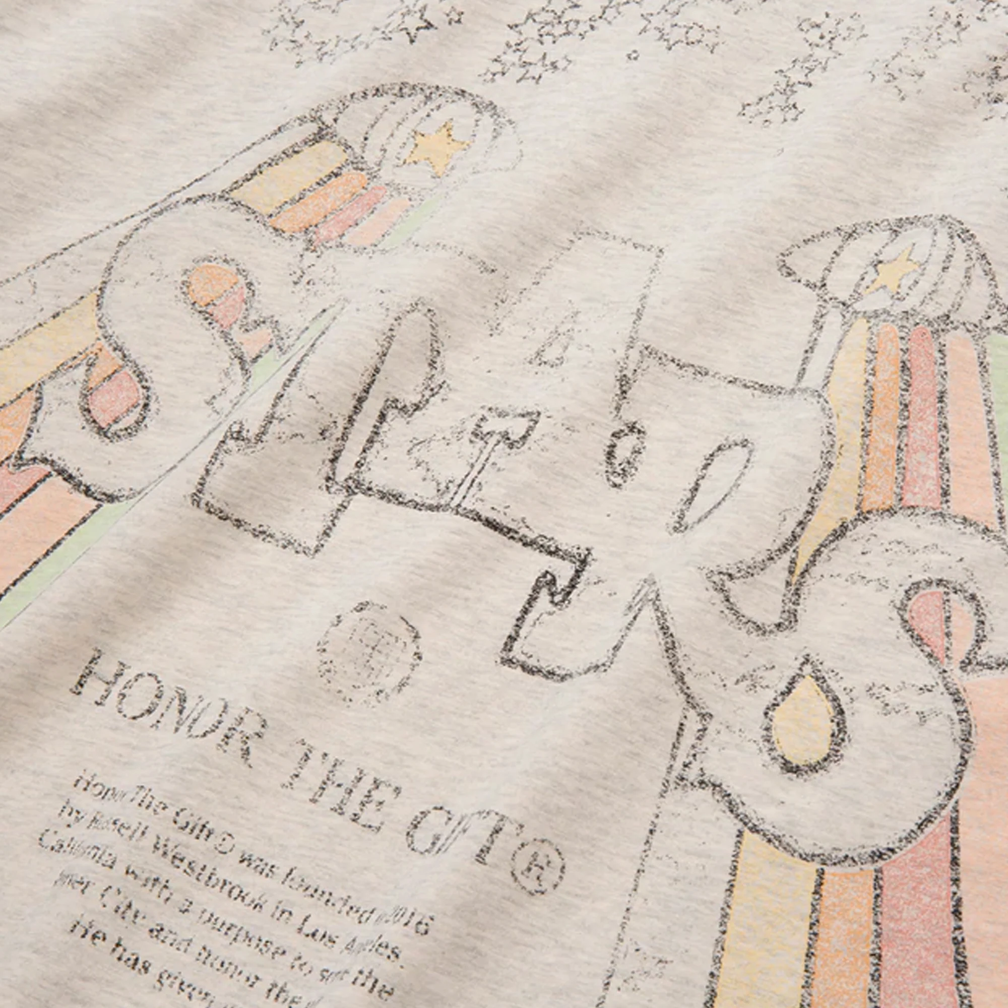 Honor the Gift Mens Seeing Stars SS Tee Oatmeal - Image 3