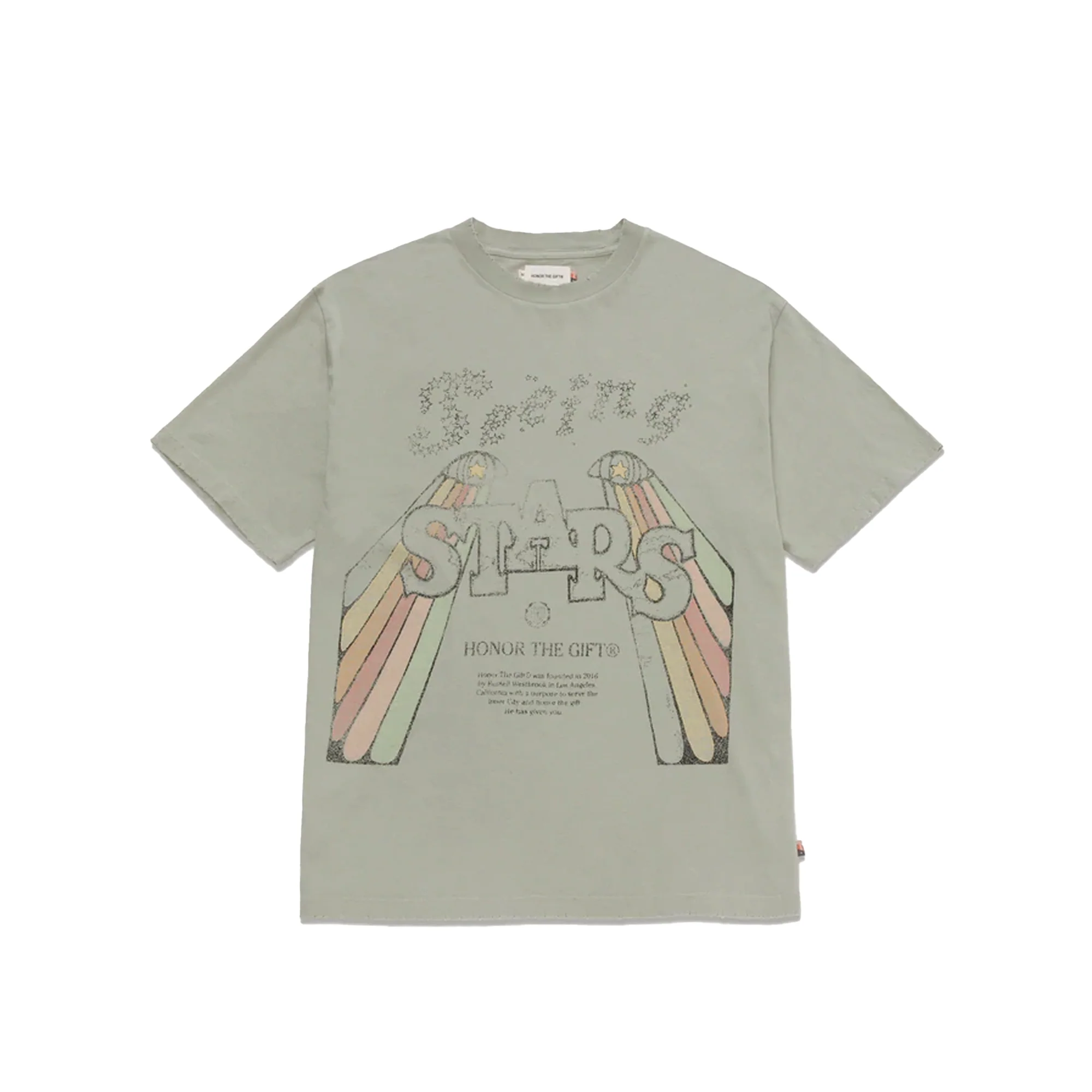 Honor the Gift Mens Seeing Stars SS Tee Sage