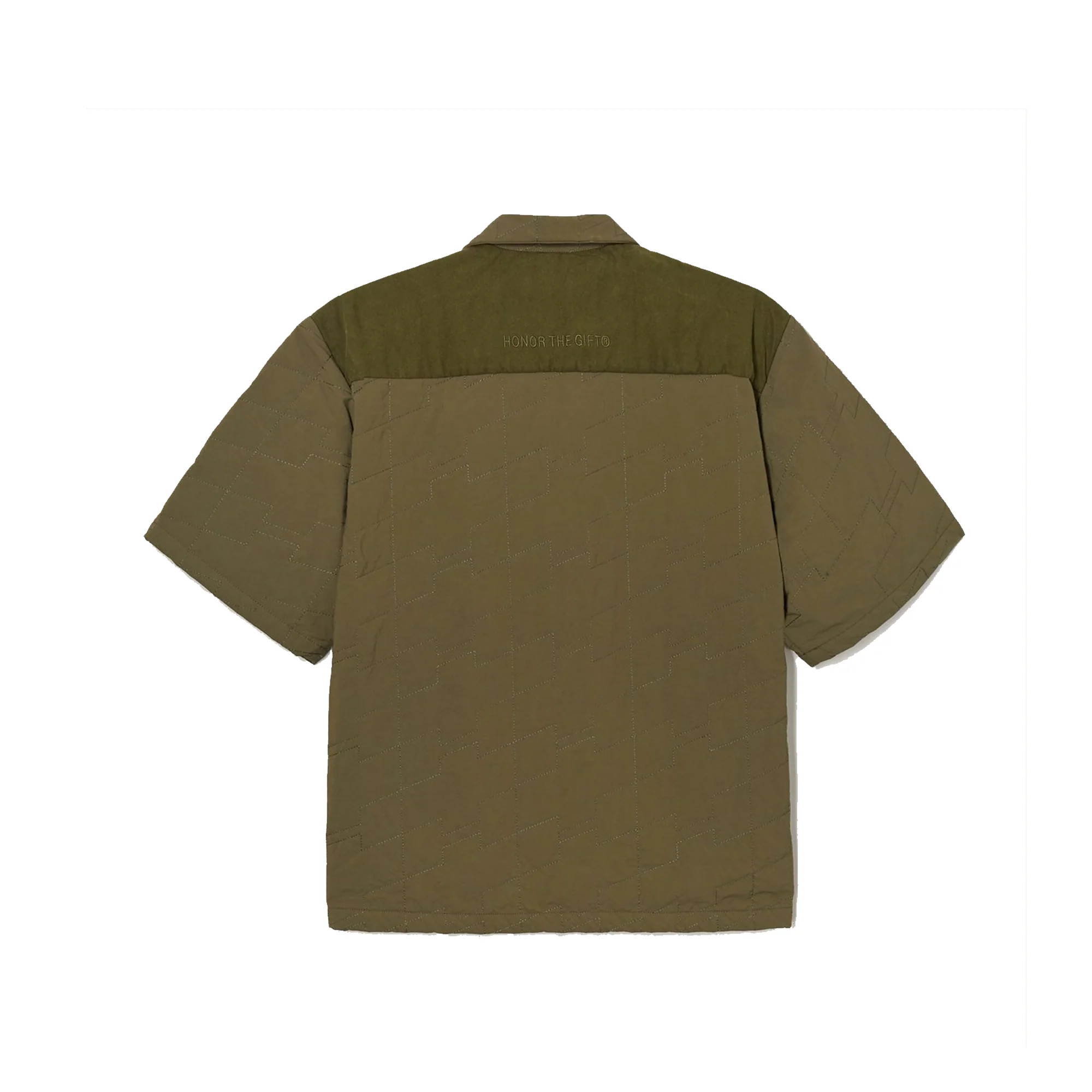 Honor The Gift Mens 'Army' Squadron Camp Button Up Shirt - Image 2