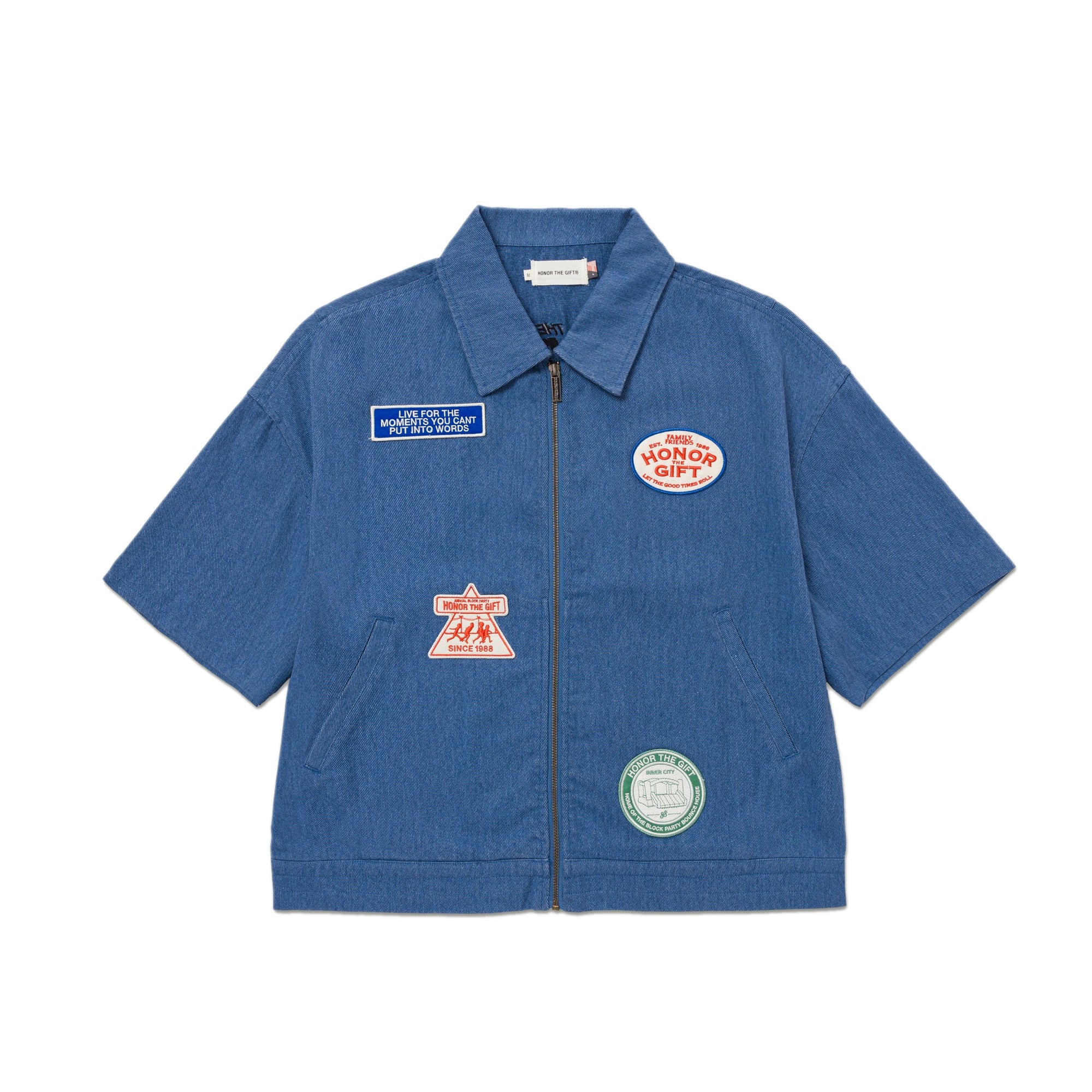 Honor The Gift Mens Twill Full Zip Shirt