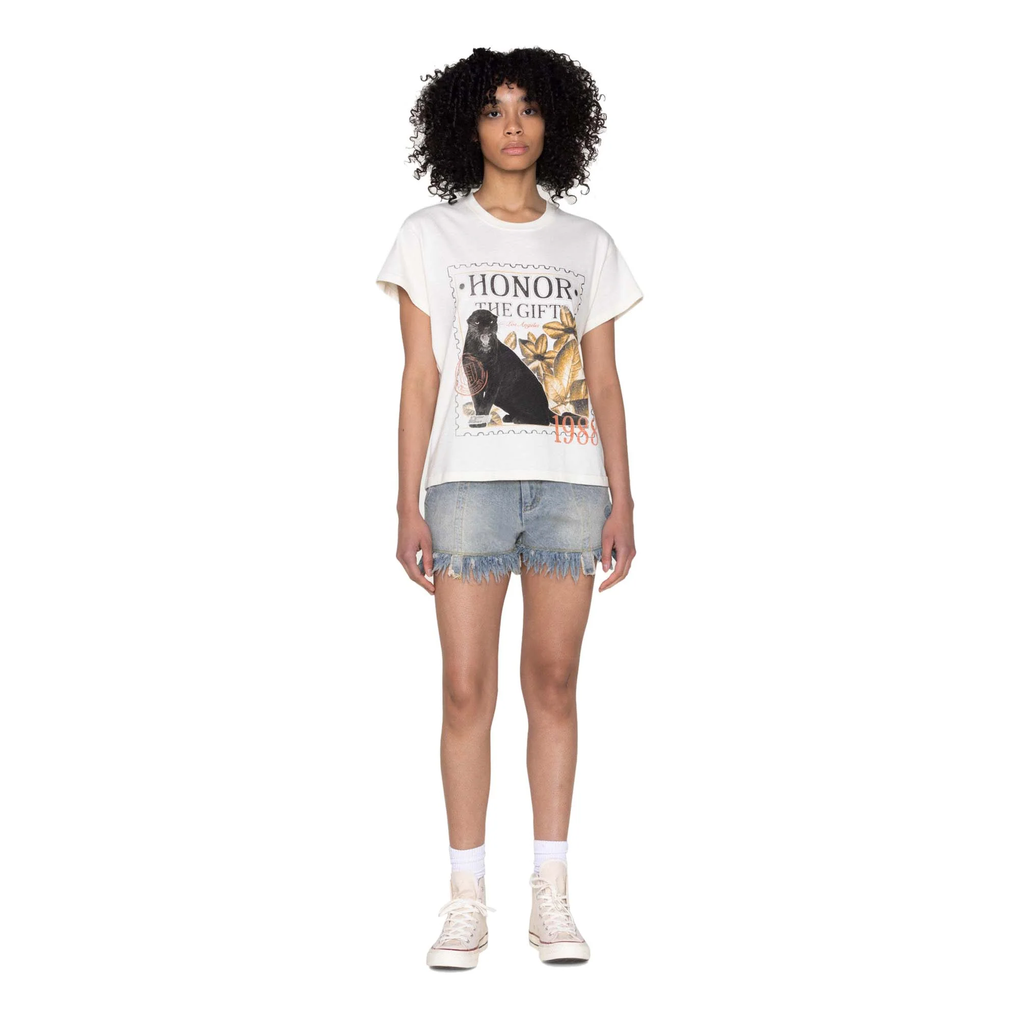 Honor The Gift Womens 1988 Stamp SS Tee - Image 2
