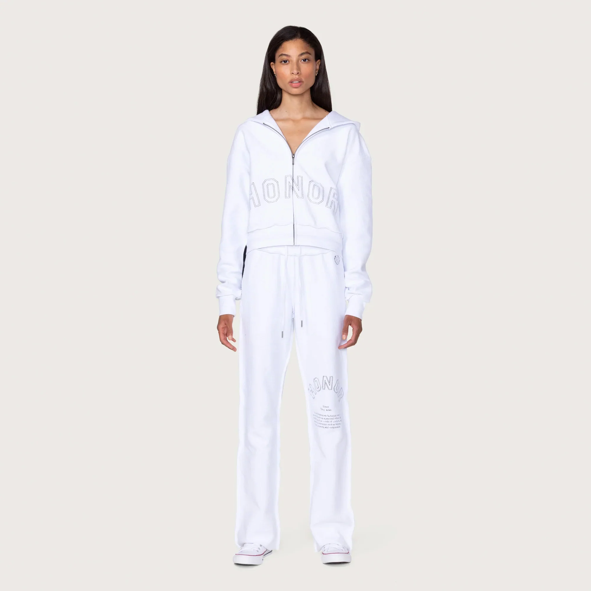 Honor The Gift Womens Reversed Honoree Full Zip Hoodie - Image 2