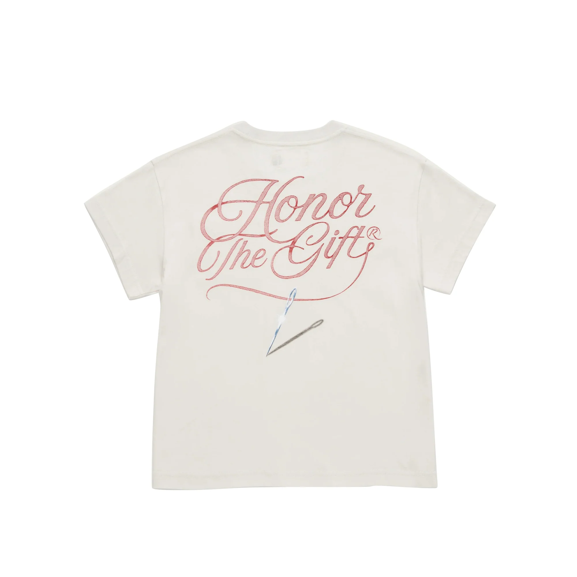 Honor The Gift Womens Sewing Needle SS Tee - Image 3
