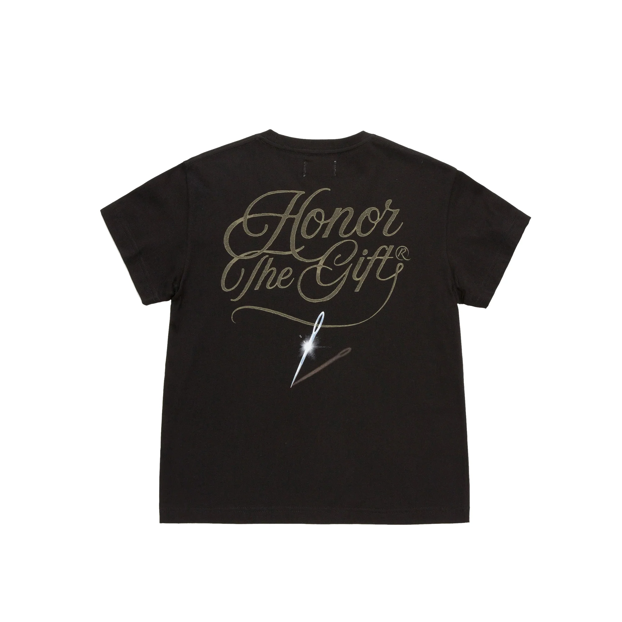 Honor The Gift Womens Sewing Needle SS Tee - Image 3