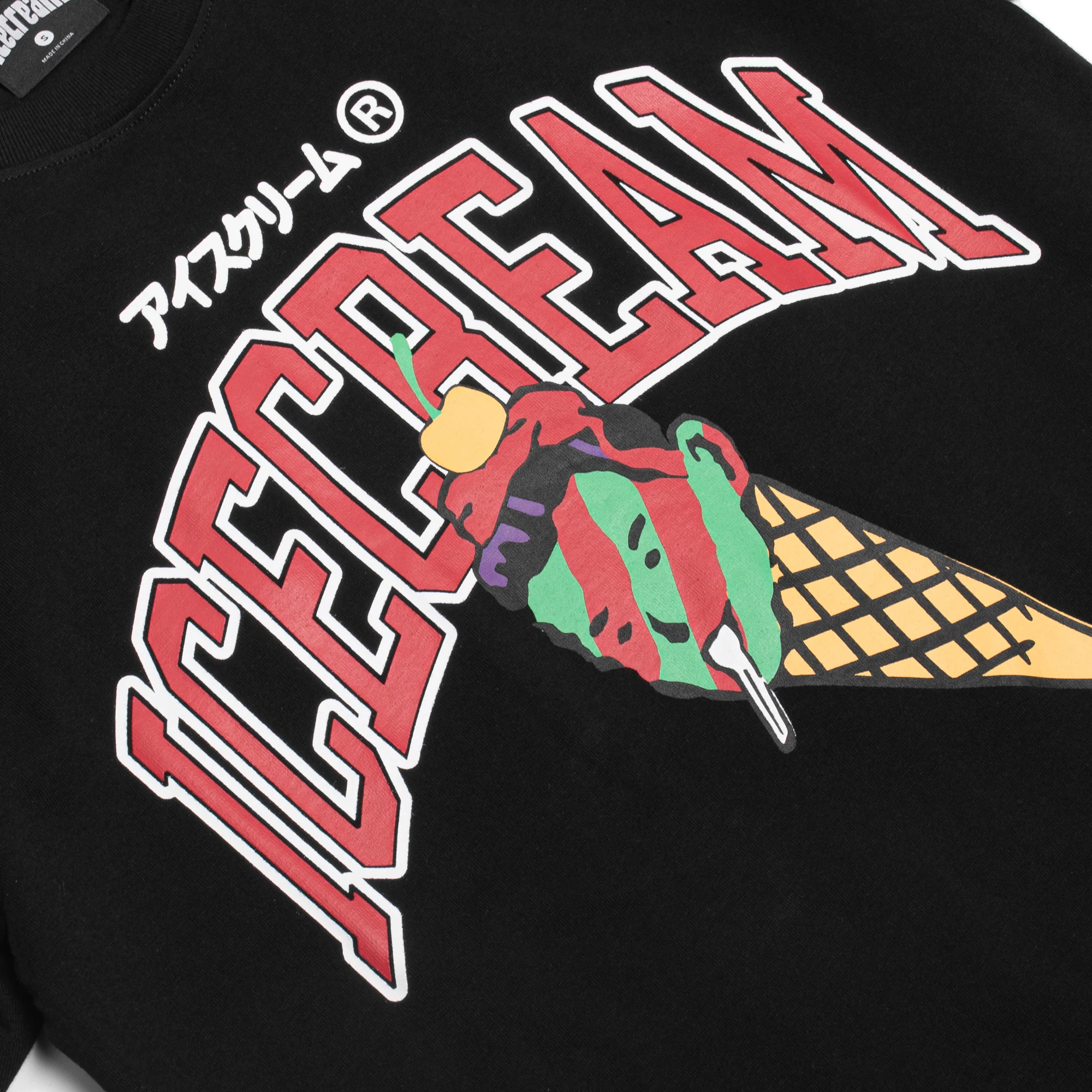 Icecream Mens College SS Tee 'Black' - Image 2