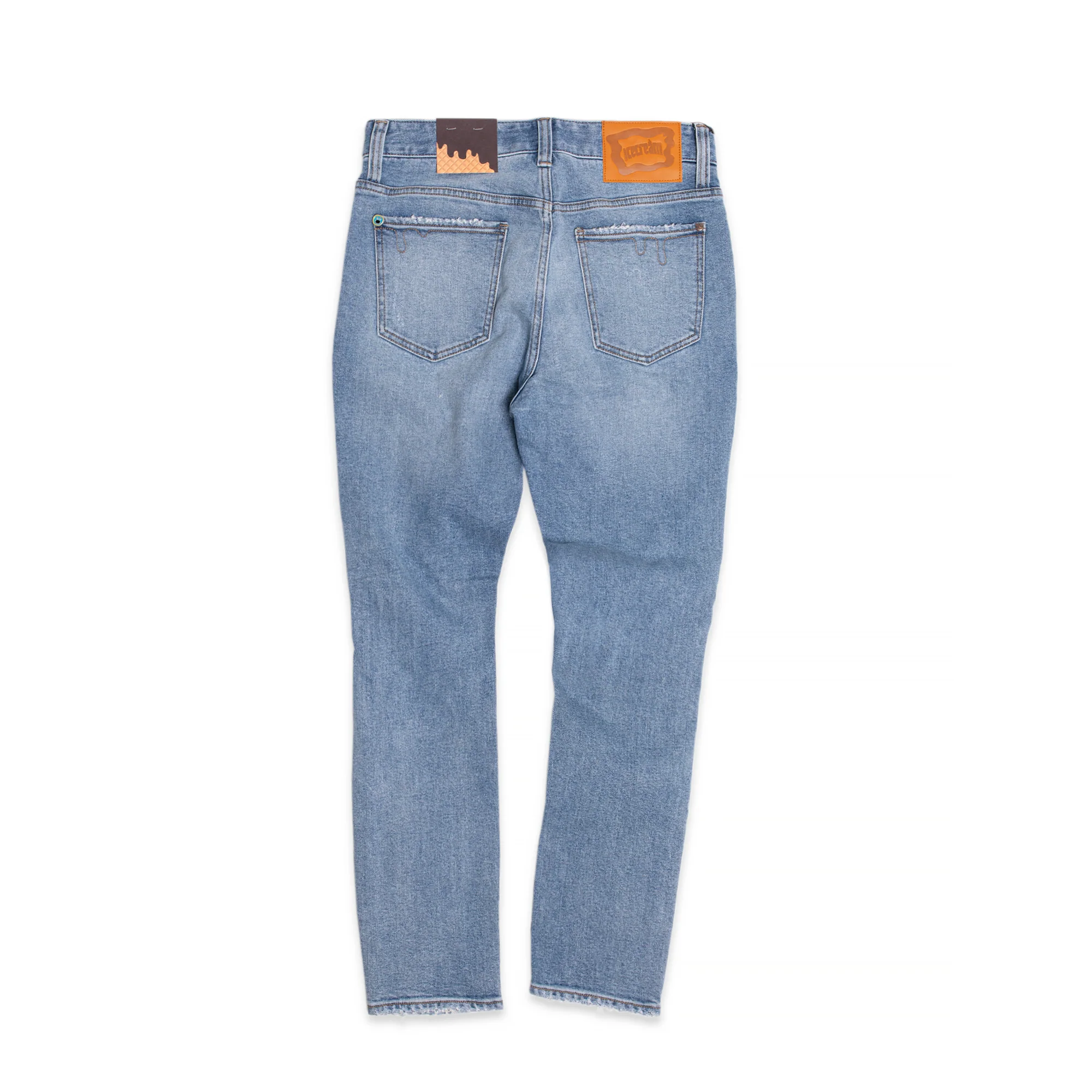 Icecream Mens 'Blue' Cream Jeans - Image 2
