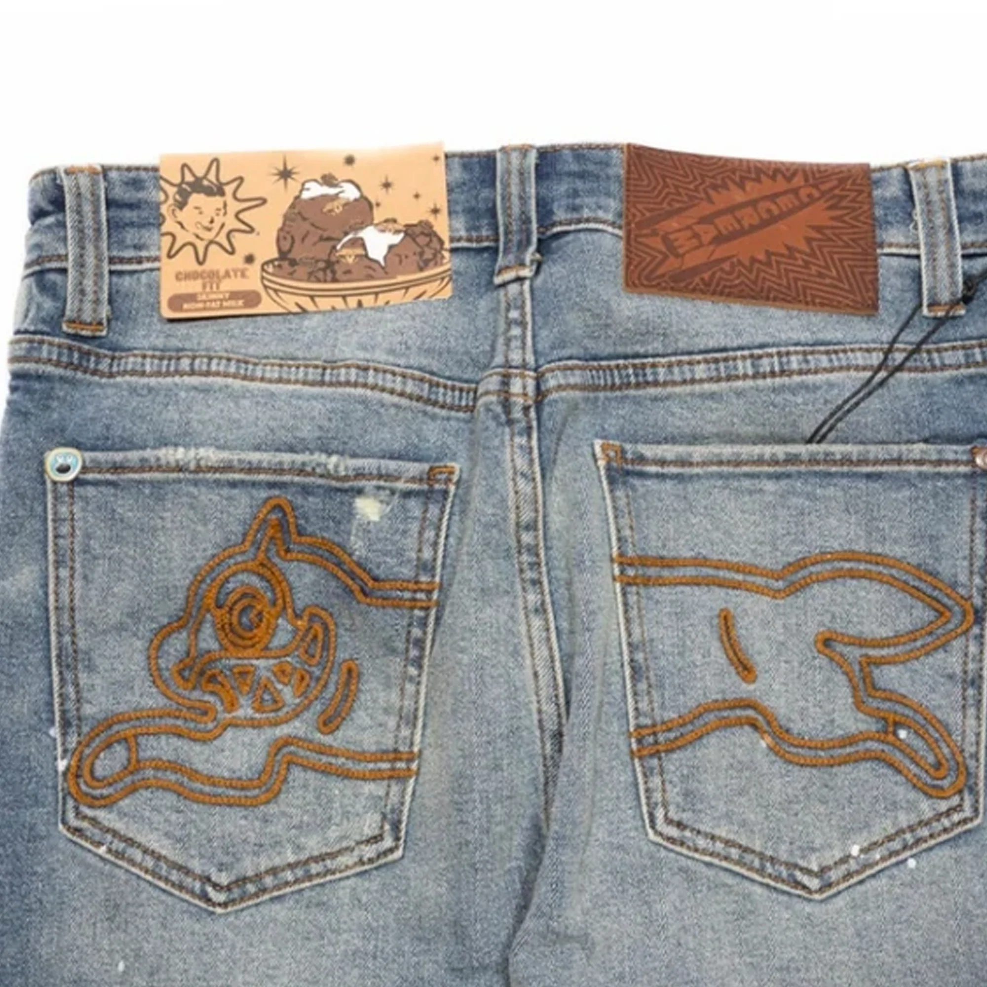 Icecream Mens Gelatto Jean 'Vintage Wash Blue' - Image 2