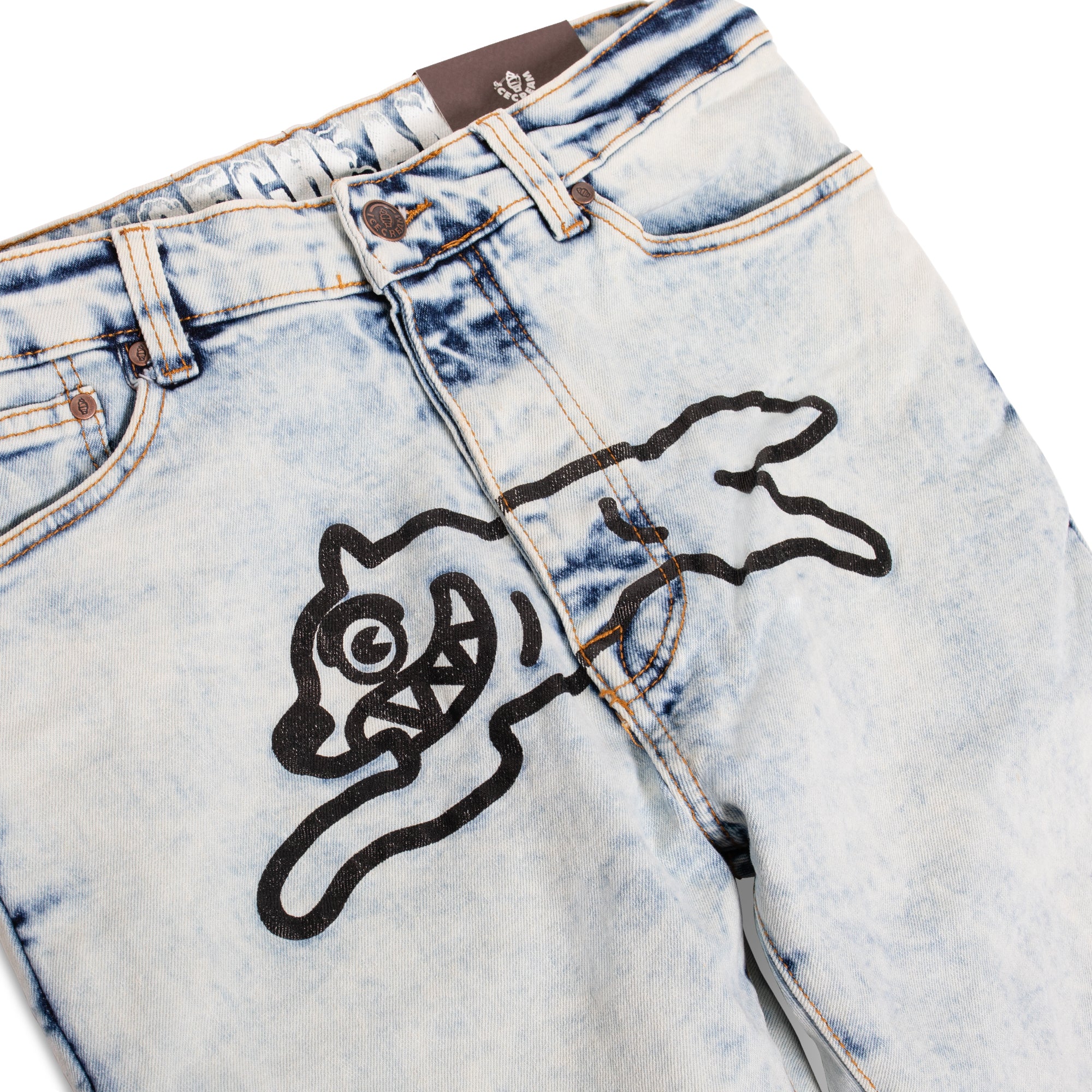 Icecream Mens Running Dog Jean 'Light Blue' - Image 3