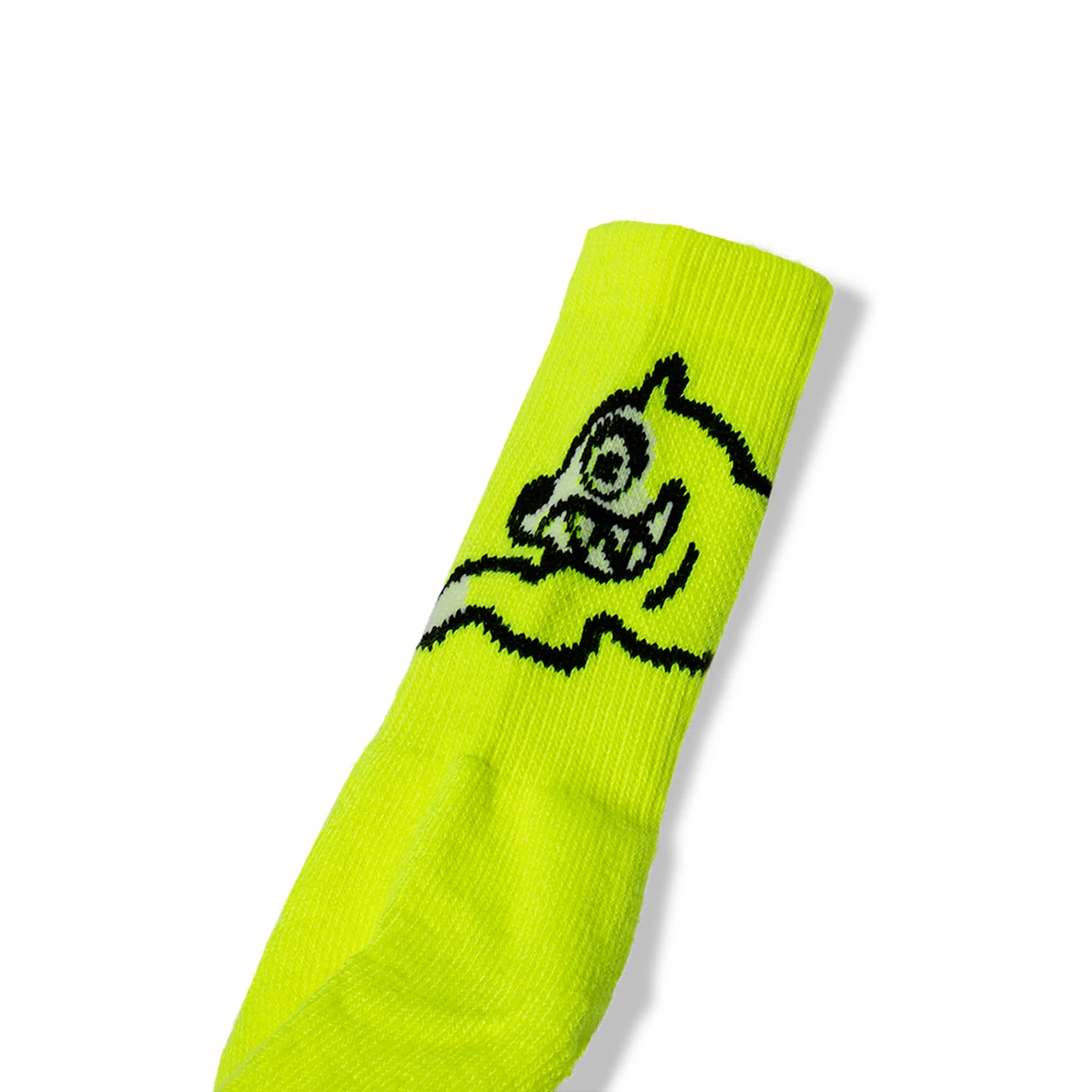 Icecream Mens Sock 'Neon Yellow' - Image 2