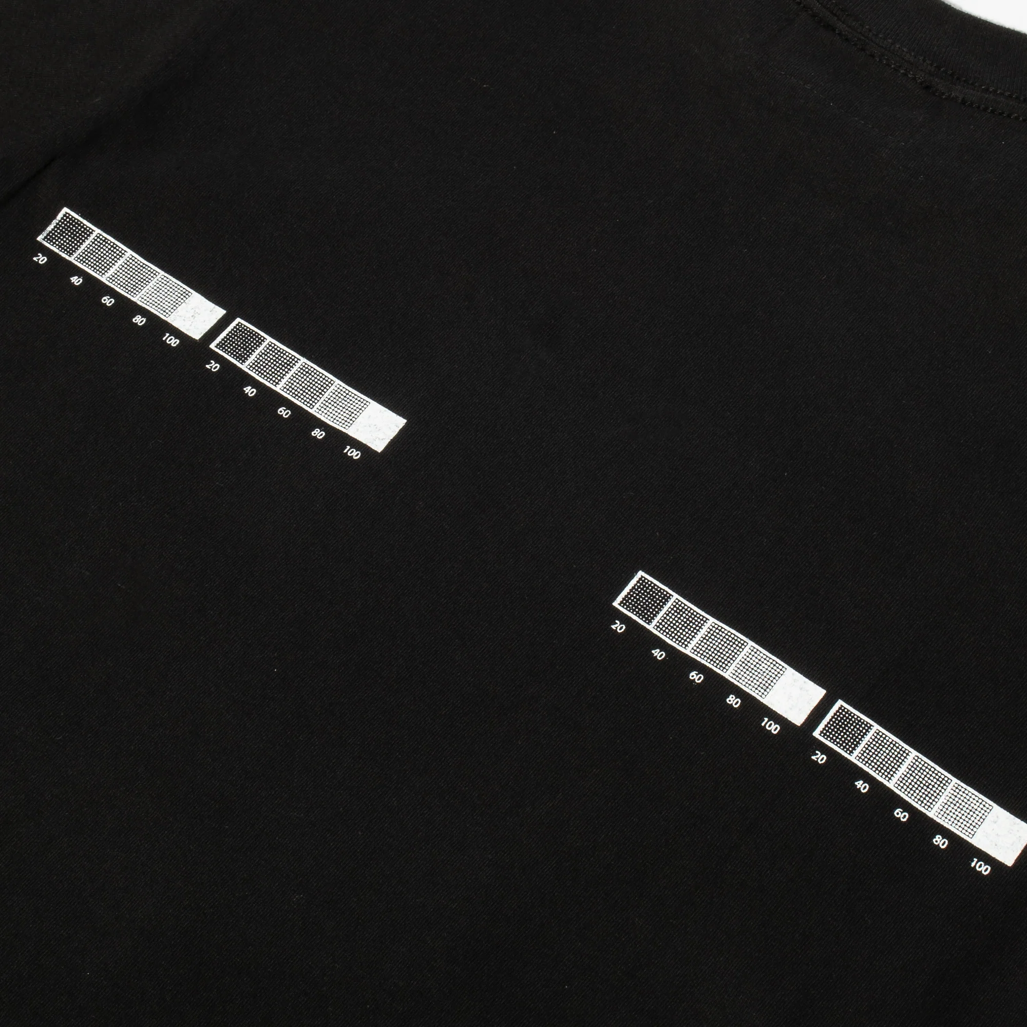 INDVLST Mens Collegiate Puff Print Tee 'Black' - Image 4