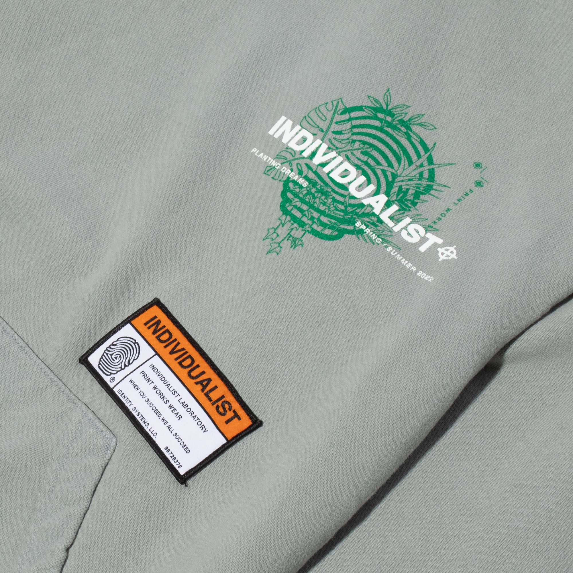 INDVLST Mens Green Thumb Hoodie - Image 3