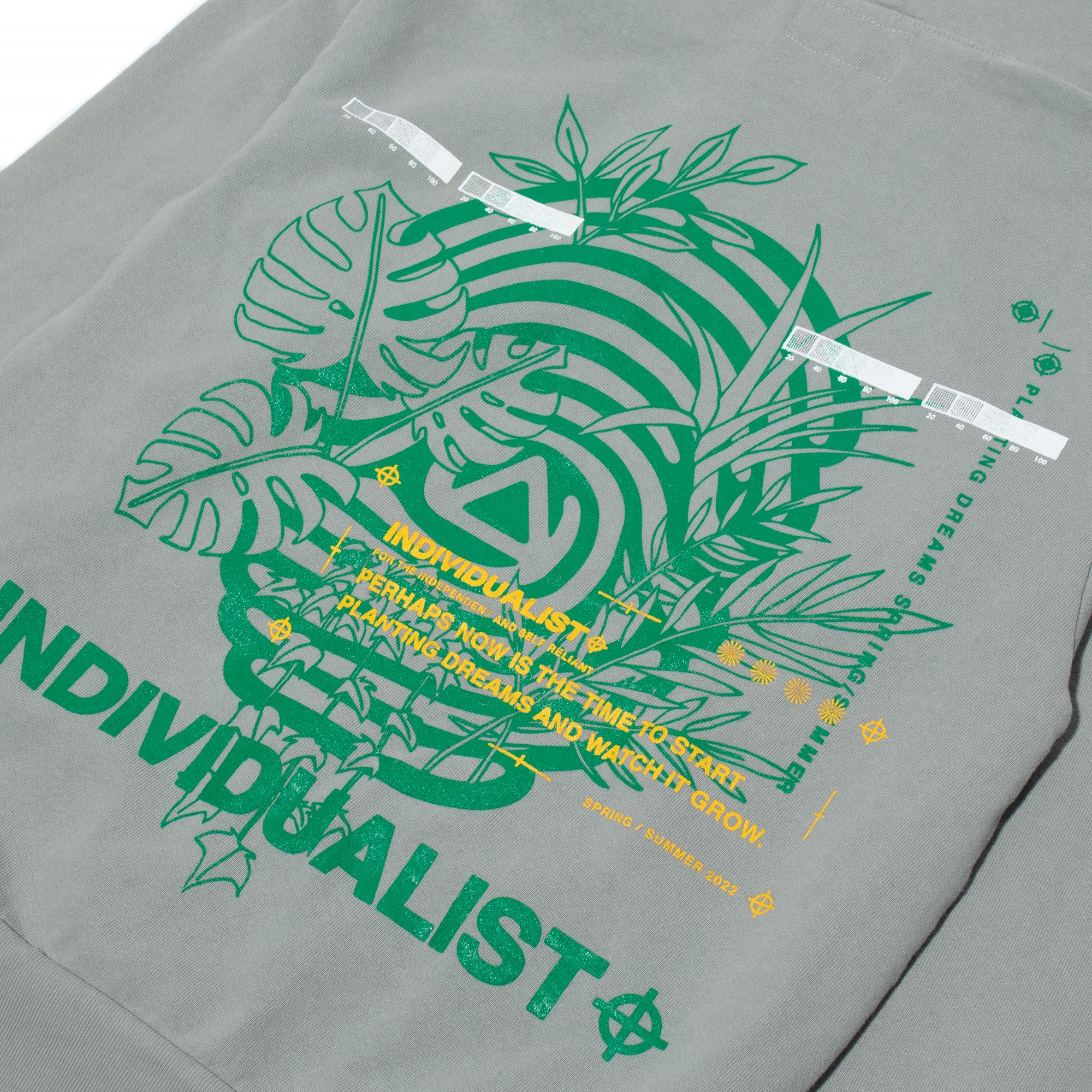 INDVLST Mens Green Thumb Hoodie - Image 4