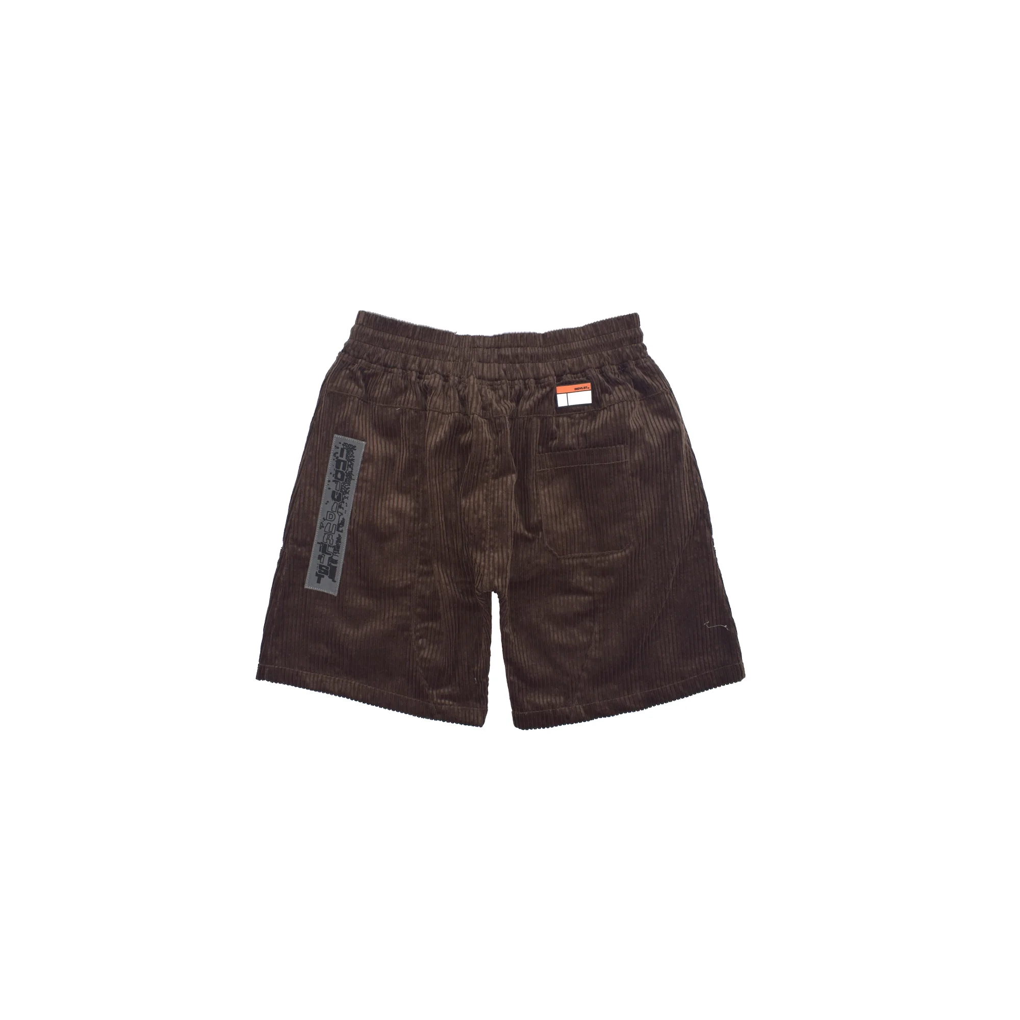 INDVLST Mens Vision Corduroy Shorts 'Brown' - Image 2