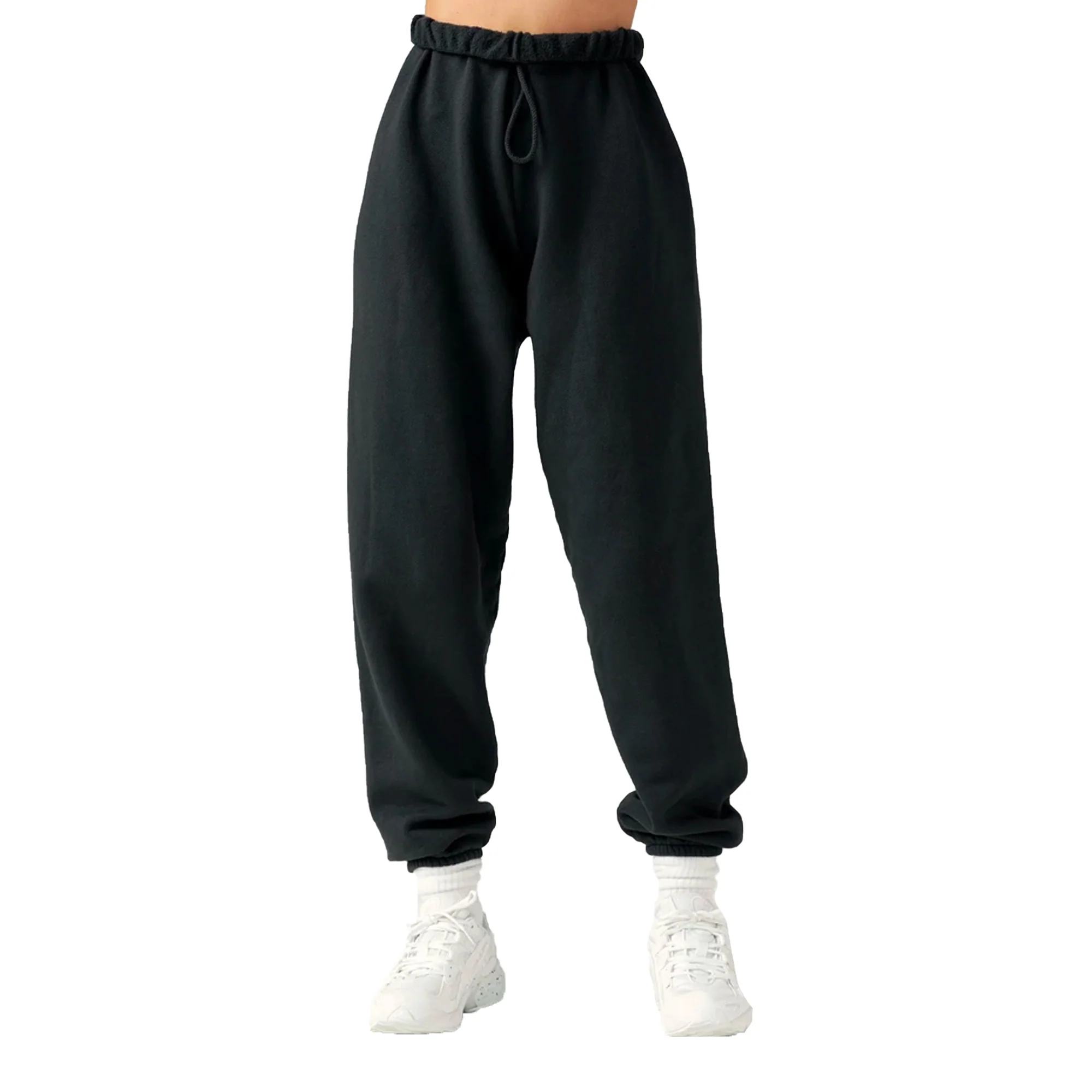 Joah Brown Womens Oversized Jogger Black - Image 2