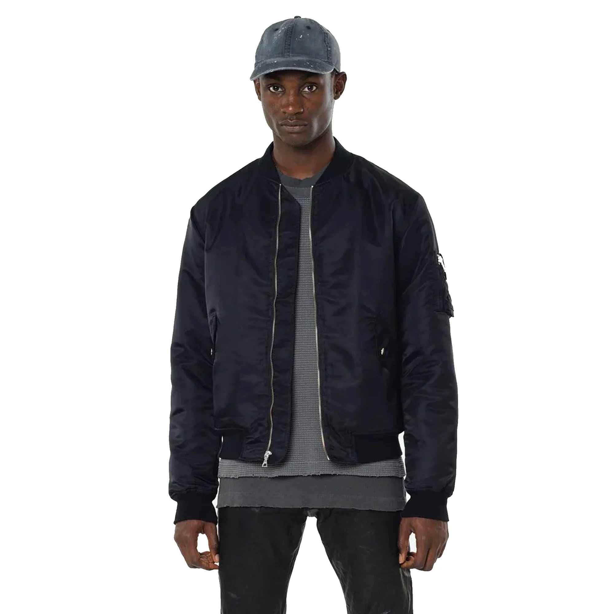 John Elliot Mens Bogota Bomber II Jacket 'Black' - Image 2