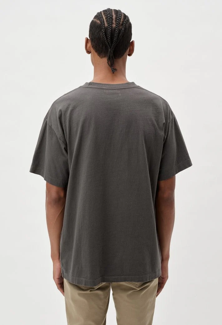 John Elliott University Tee in Charcoal - Image 3