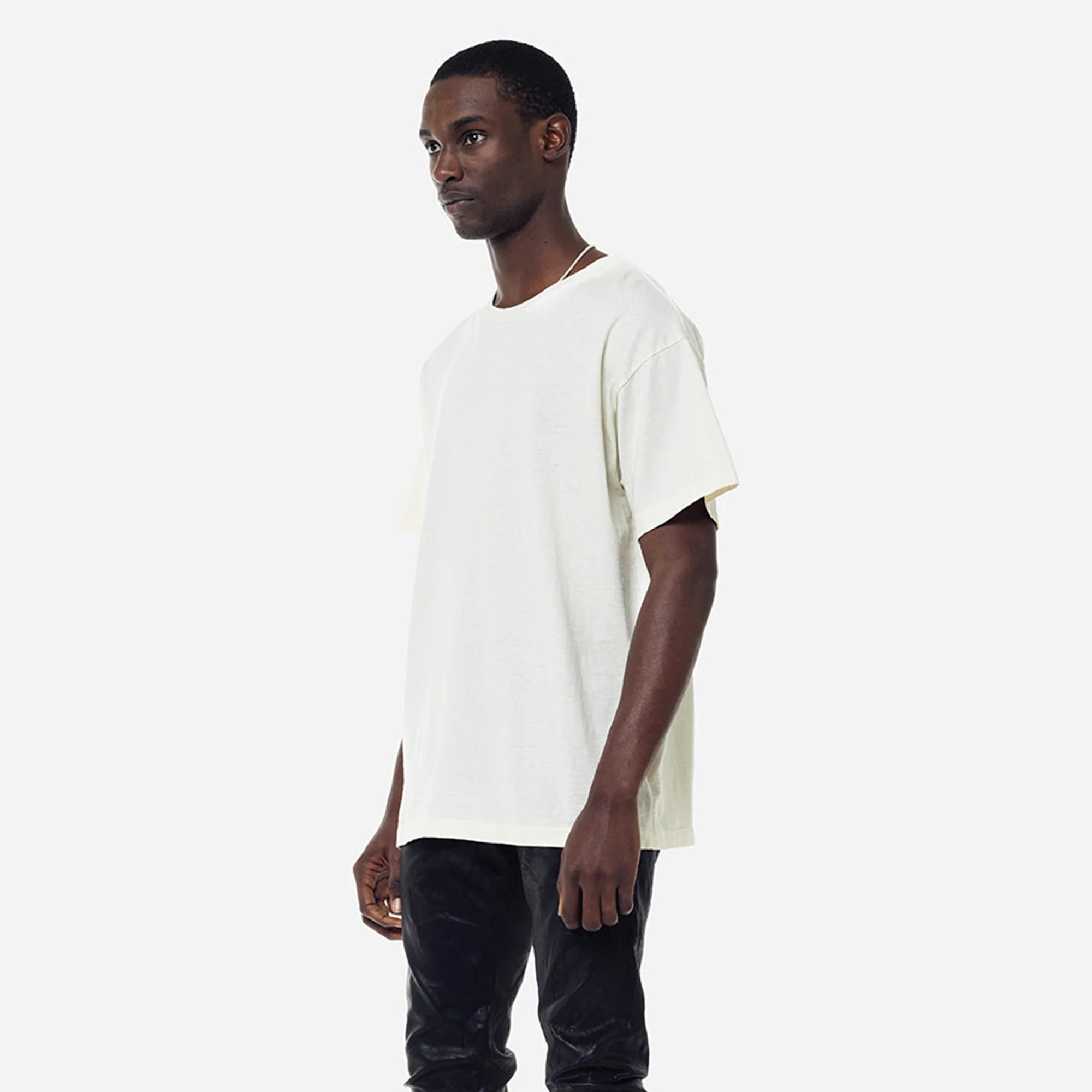 John Elliott Mens University Tee 'Salt' - Image 3