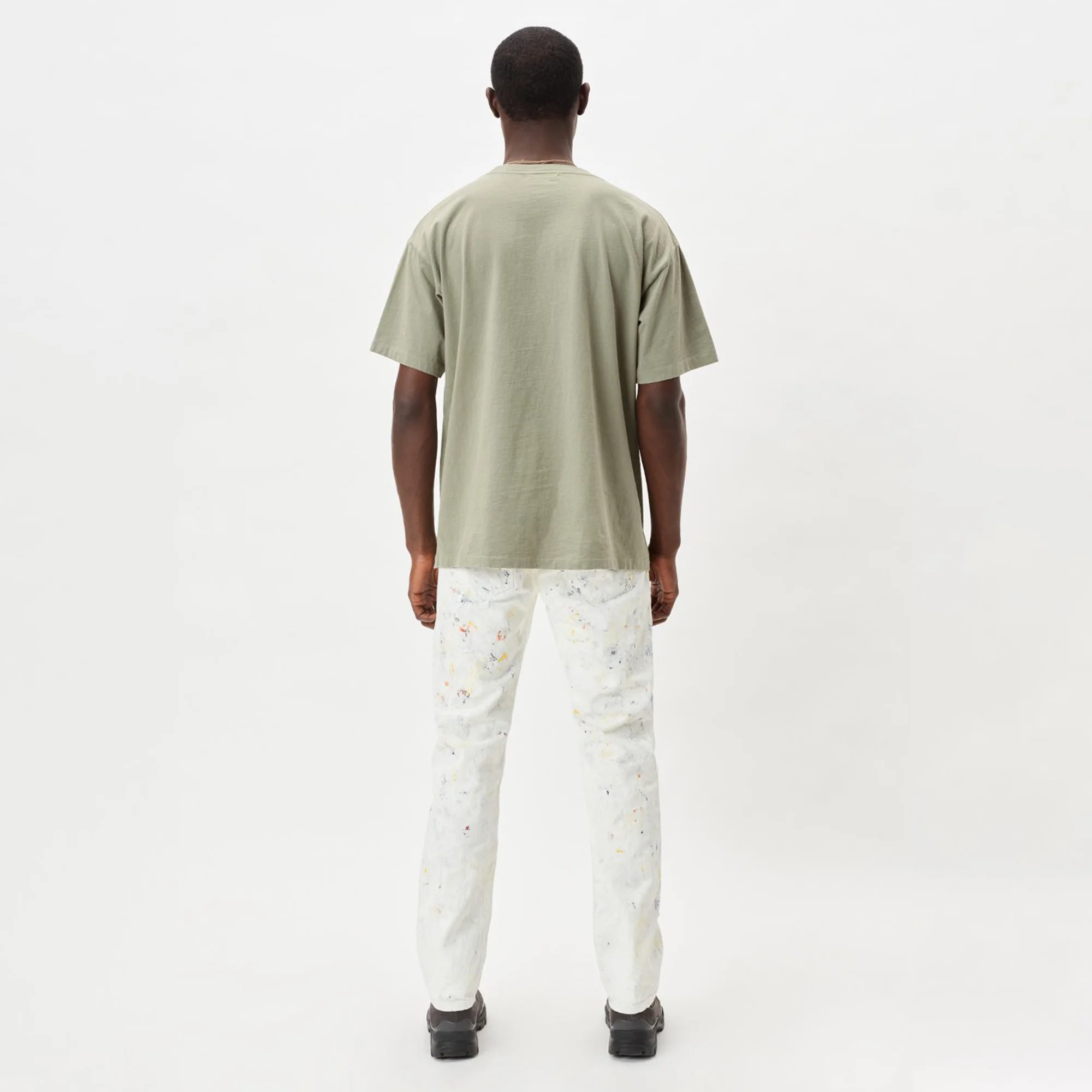John Elliott Mens University Tee 'Sage' - Image 3