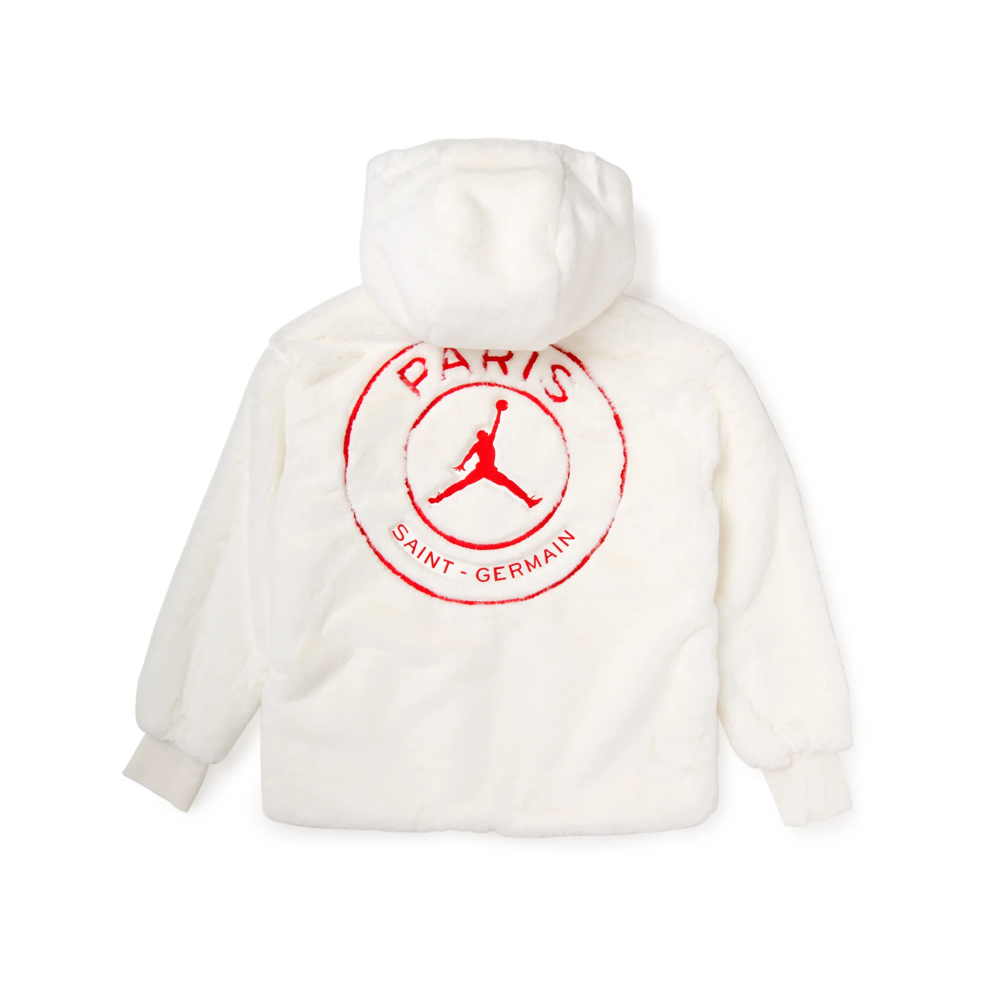 Jordan x Paris Saint-Germain Womens Fur Jacket - Image 2