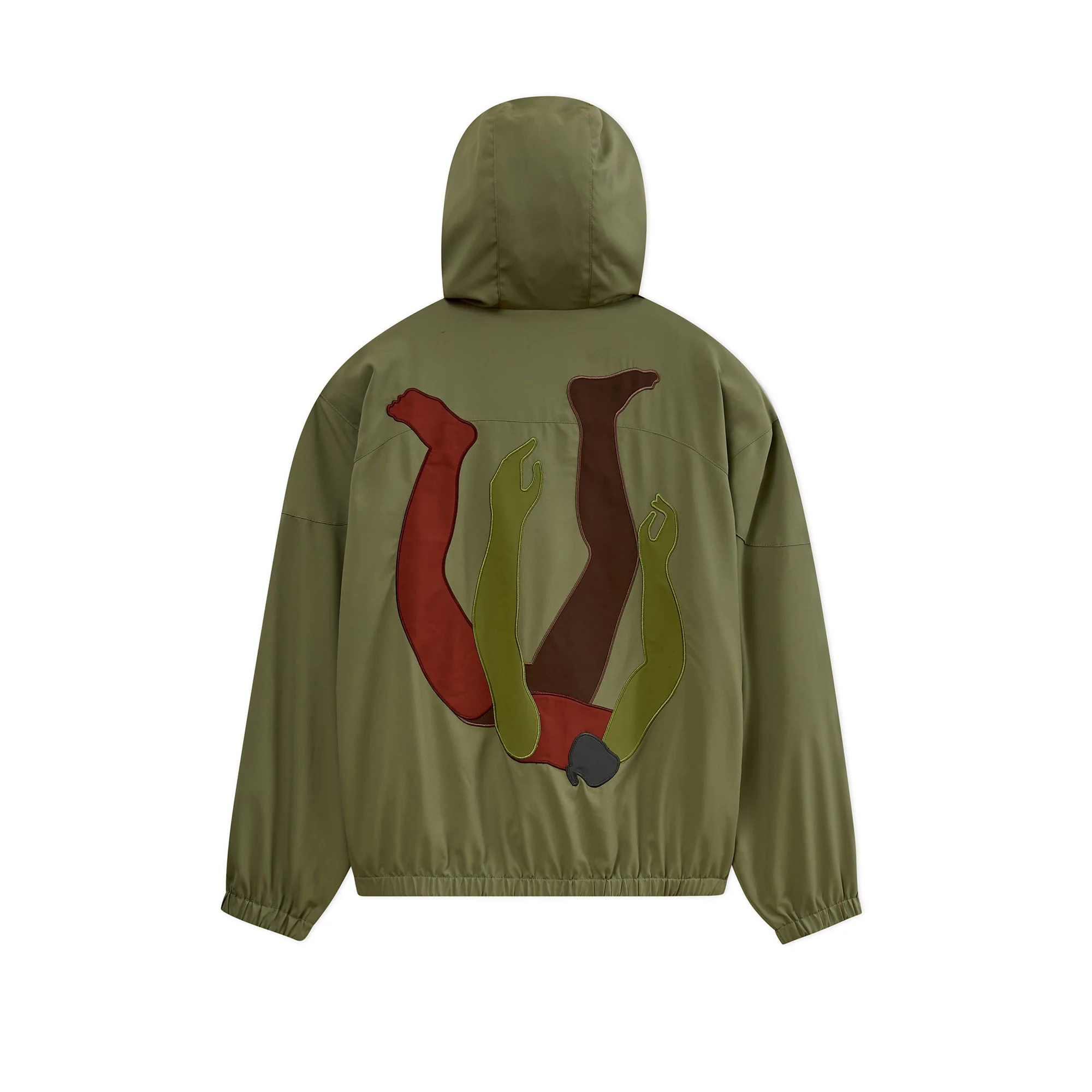 KidSuper Mens Falling Guy Insulated Windbreaker Jacket - Image 2