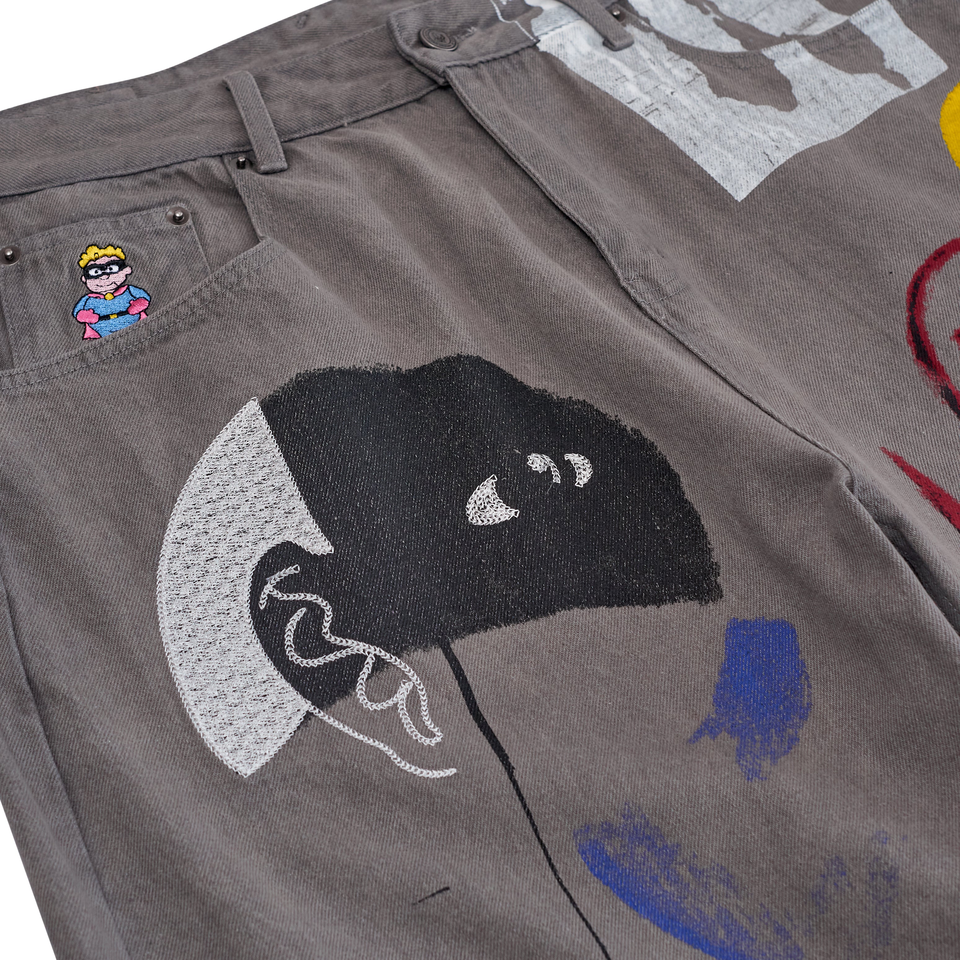 KidSuper Mens From a Place I've Never Been Pants - Image 3